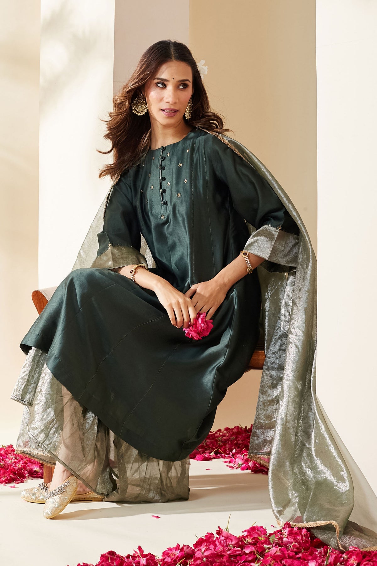 Royal Green Nazneen Kurta Set