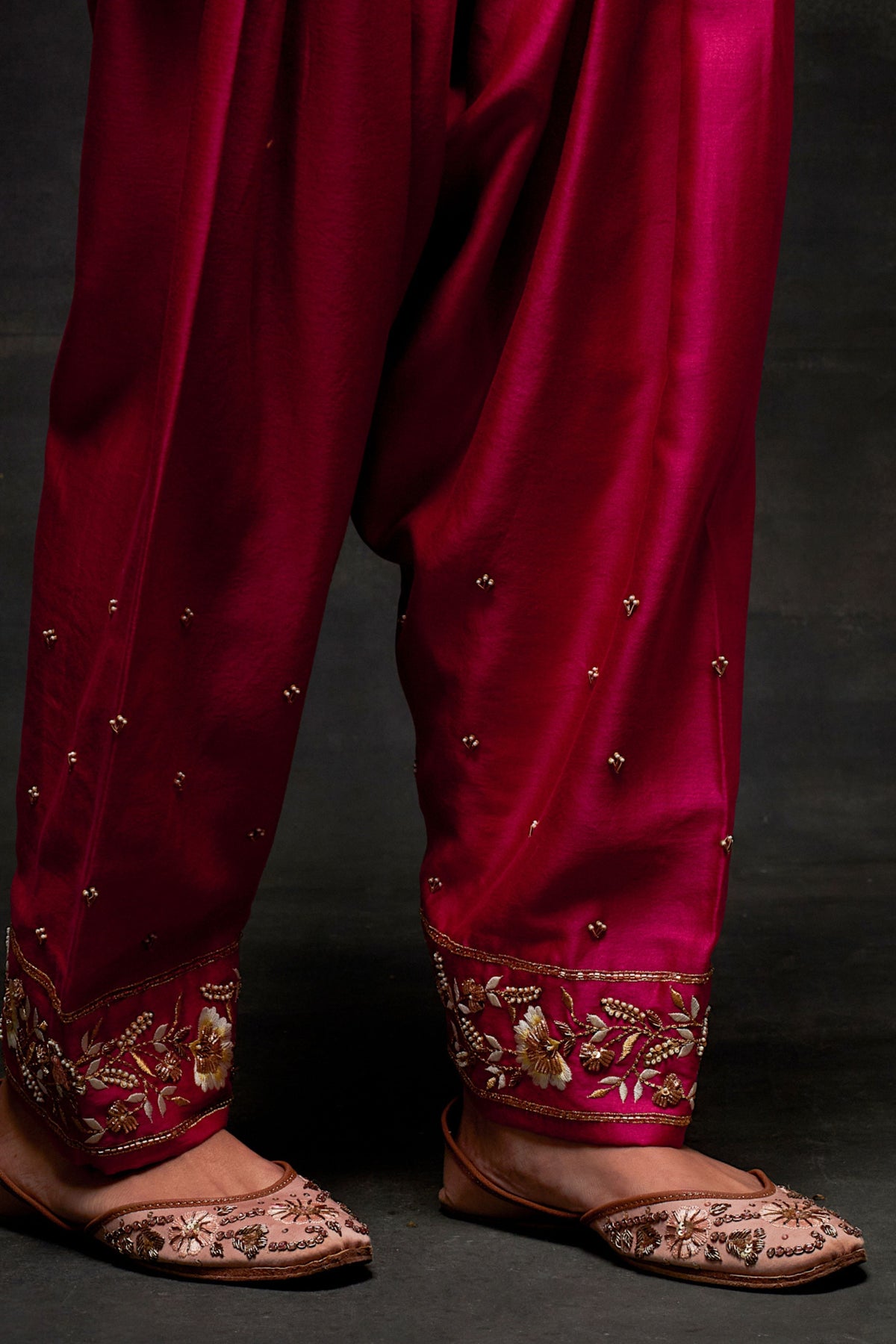 Pink Short Kurta Set