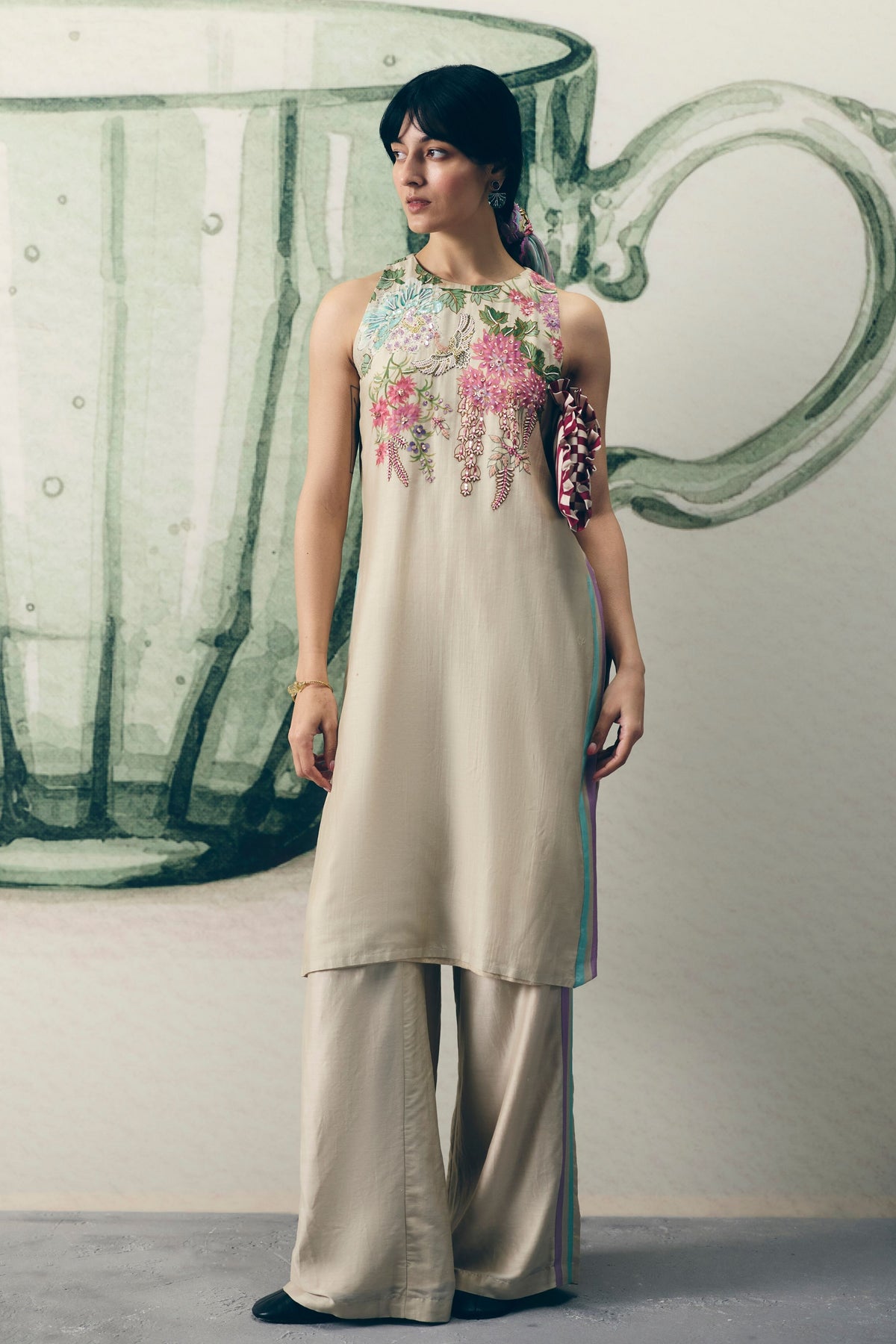 Shiro Kurta Set