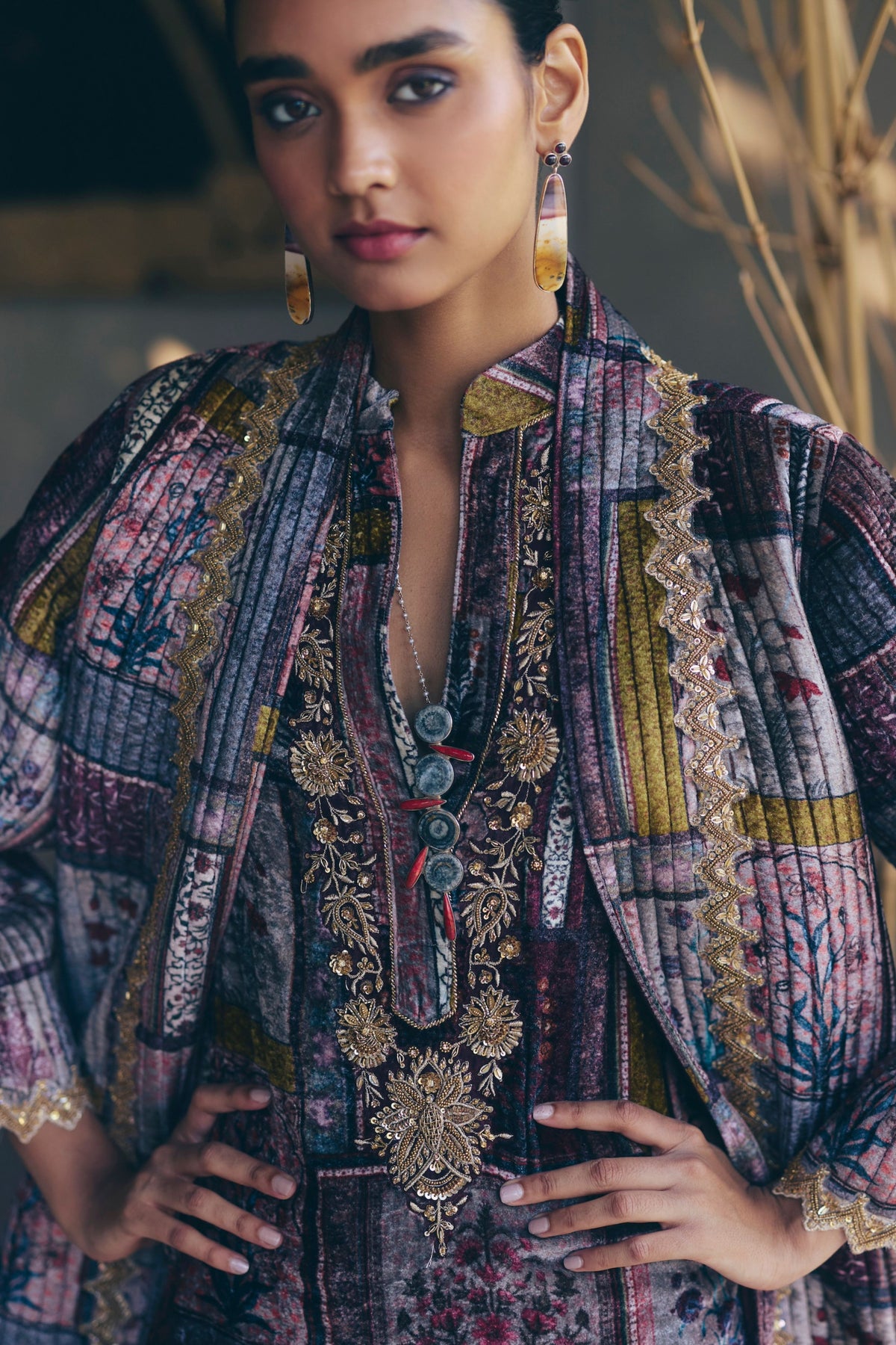 Jenna Quilted Jacket Multi