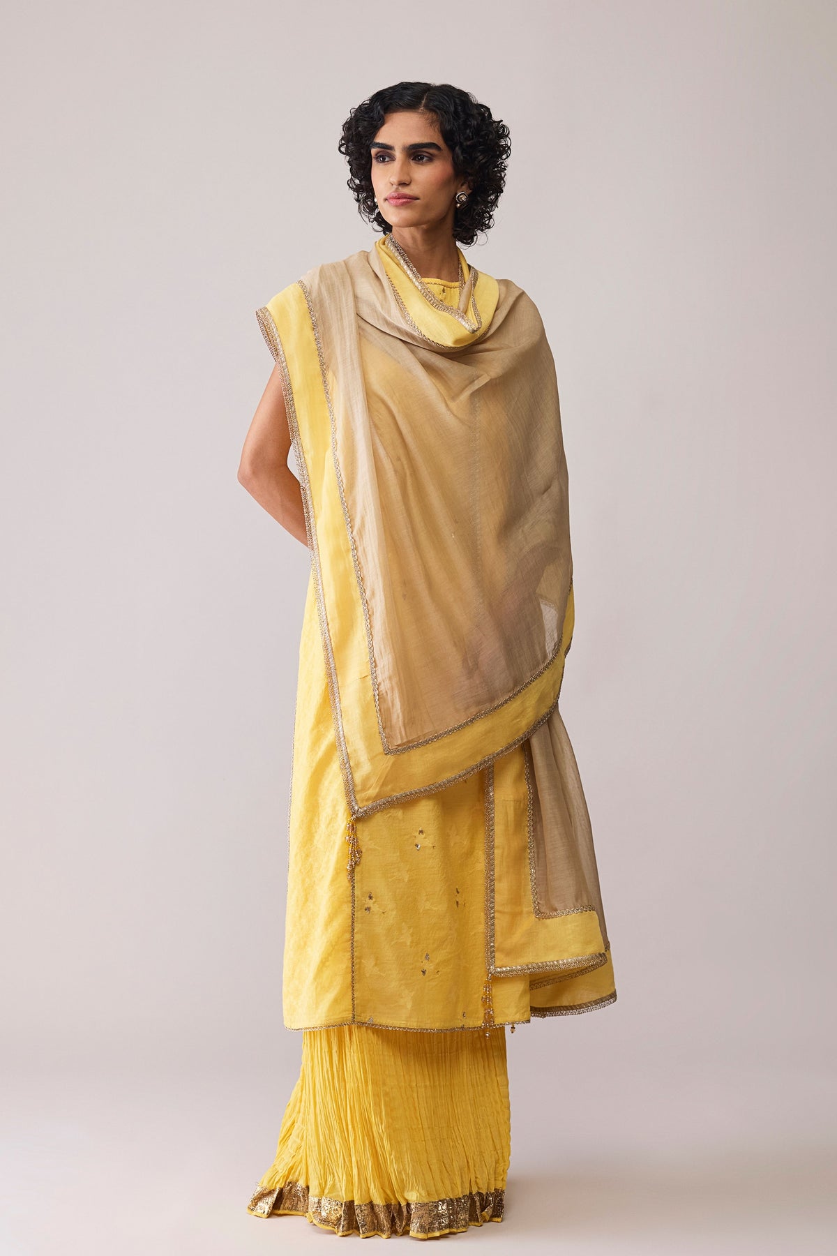 Inayat Yellow Kurta Set