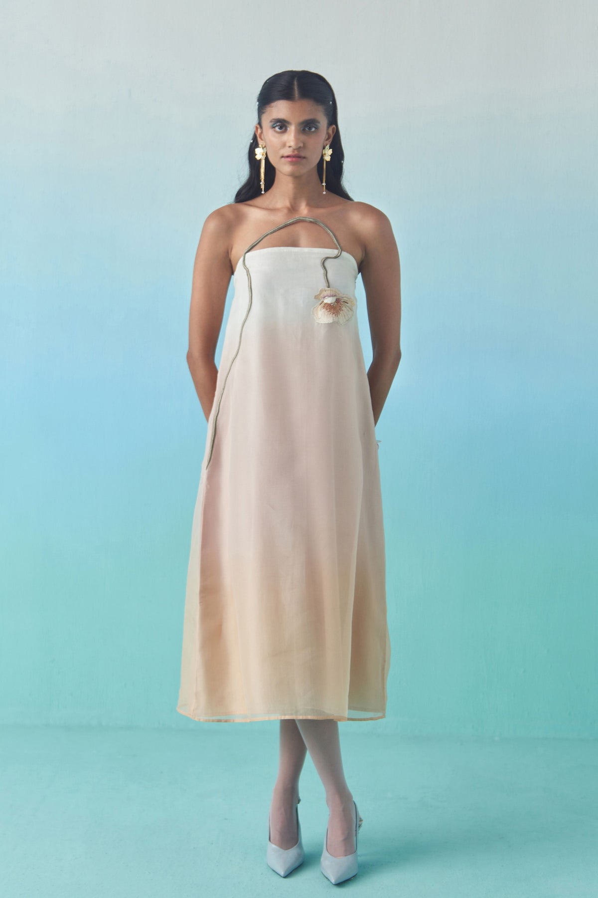 Peach Sorbet Tube Dress