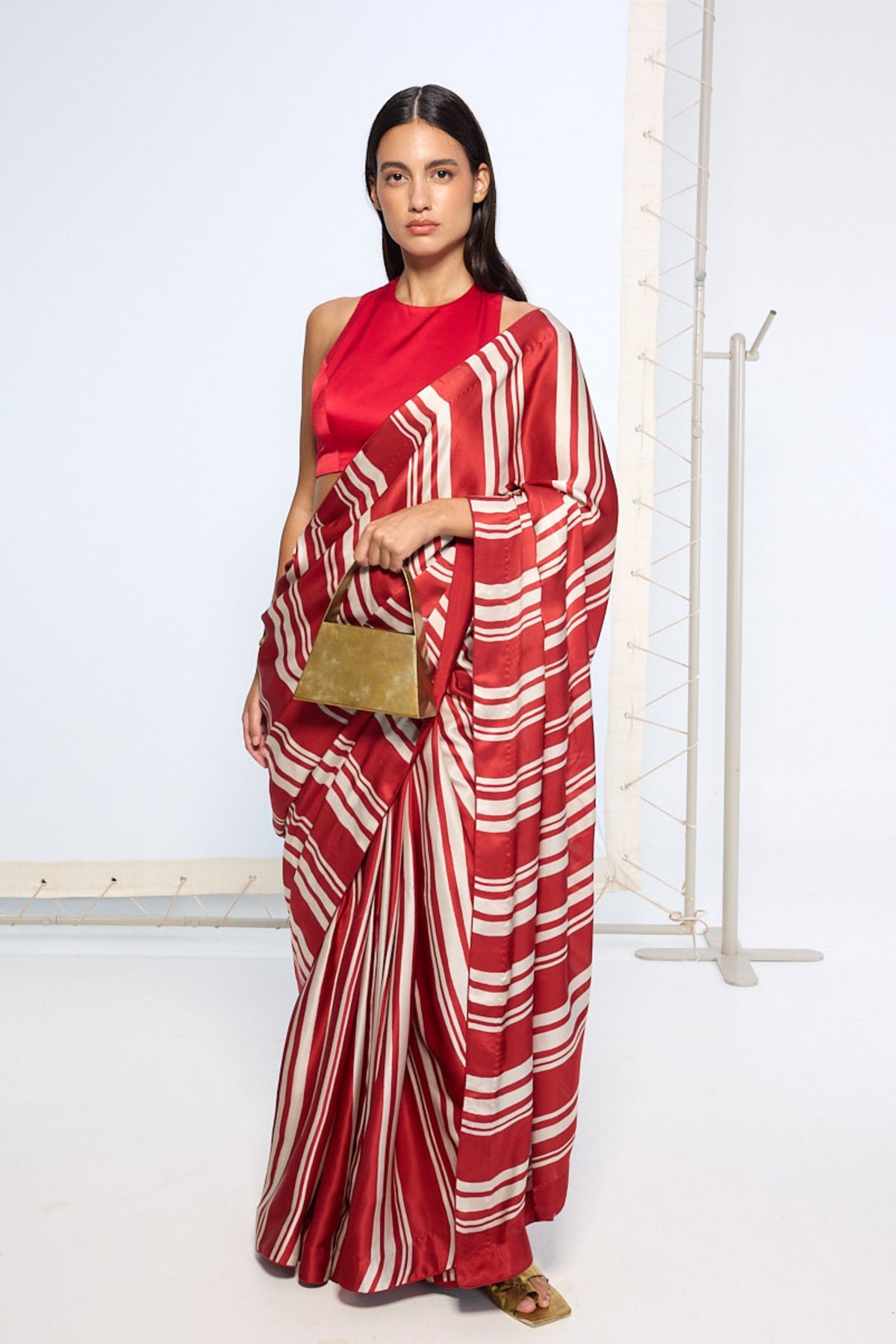Silk Striped Saree