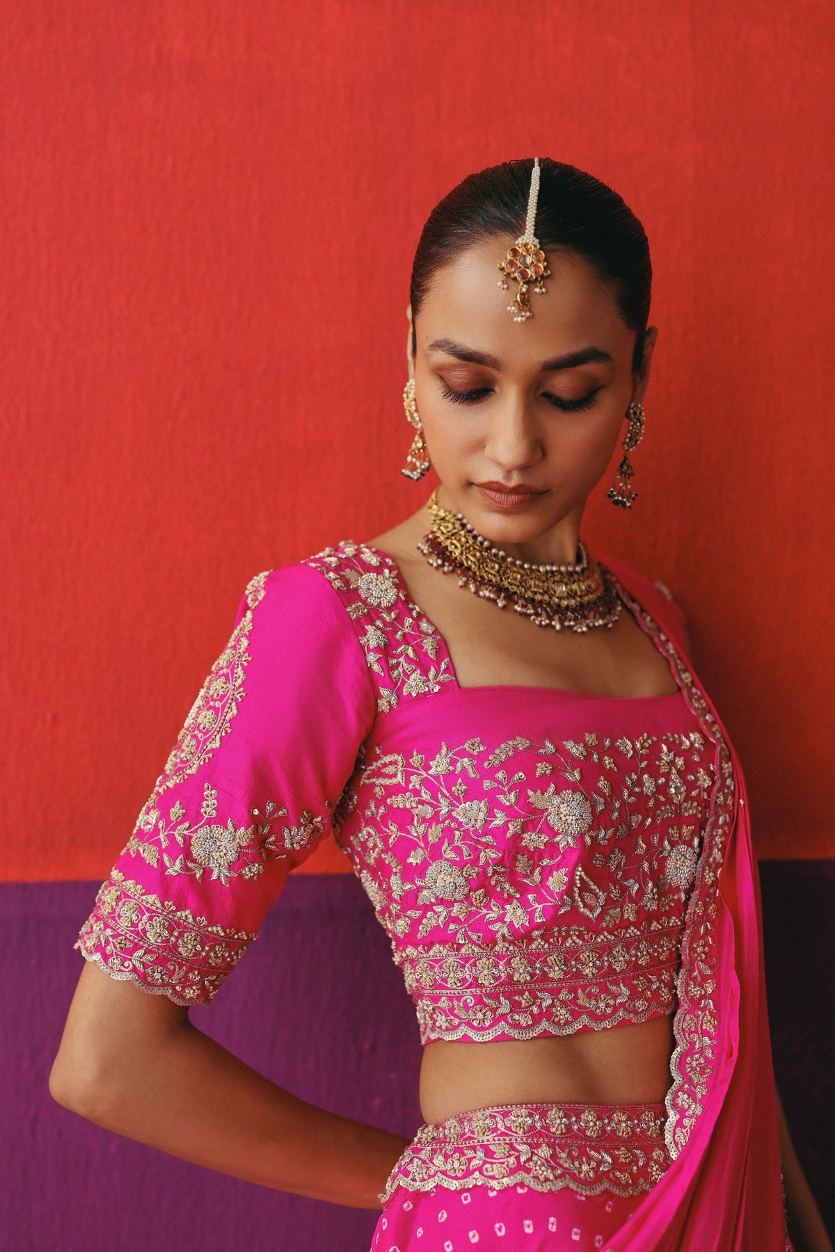 Jhoom Lehenga Set