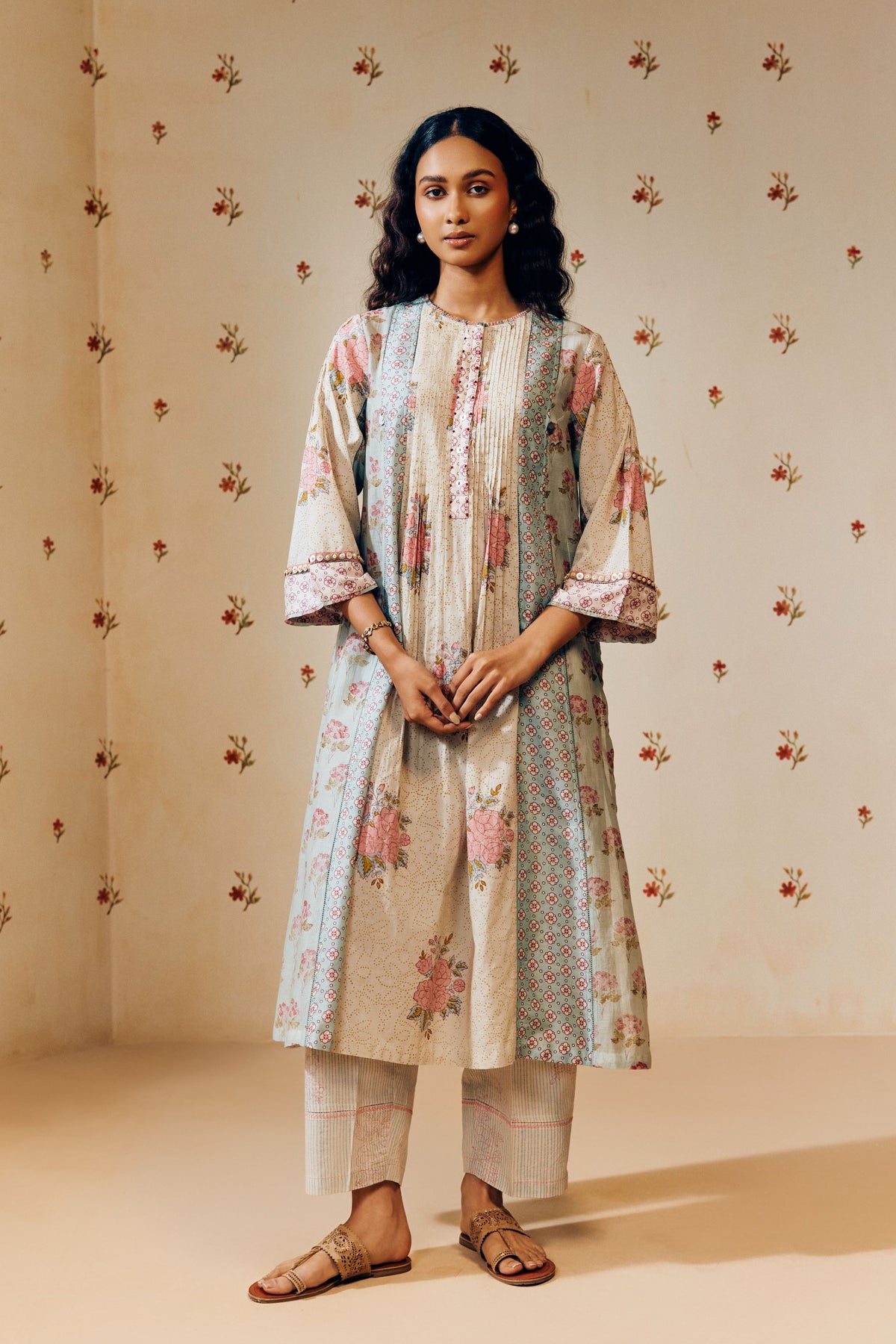 Block Printed Kurta Set