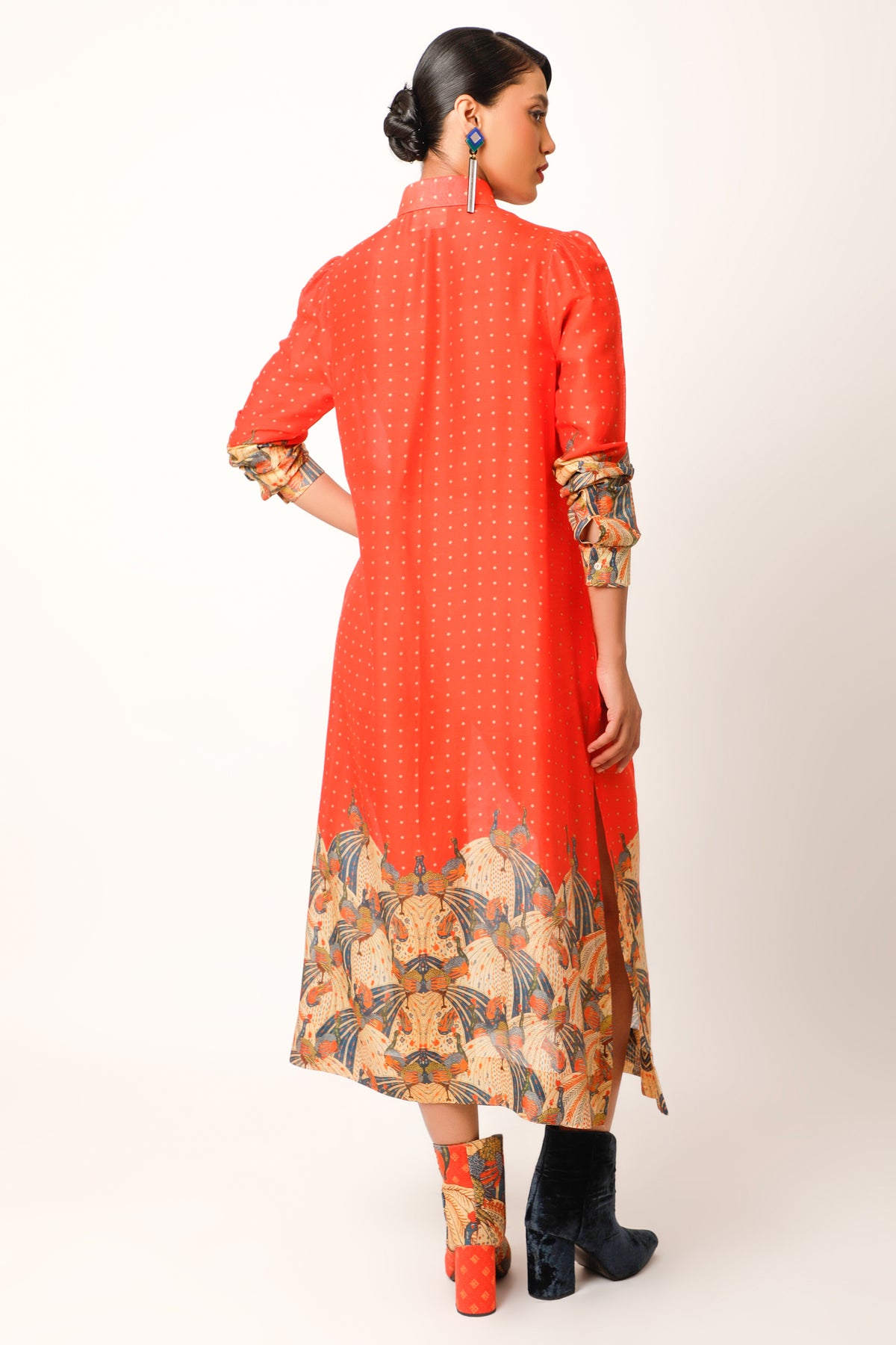 Orange Knotted Co-ord Set