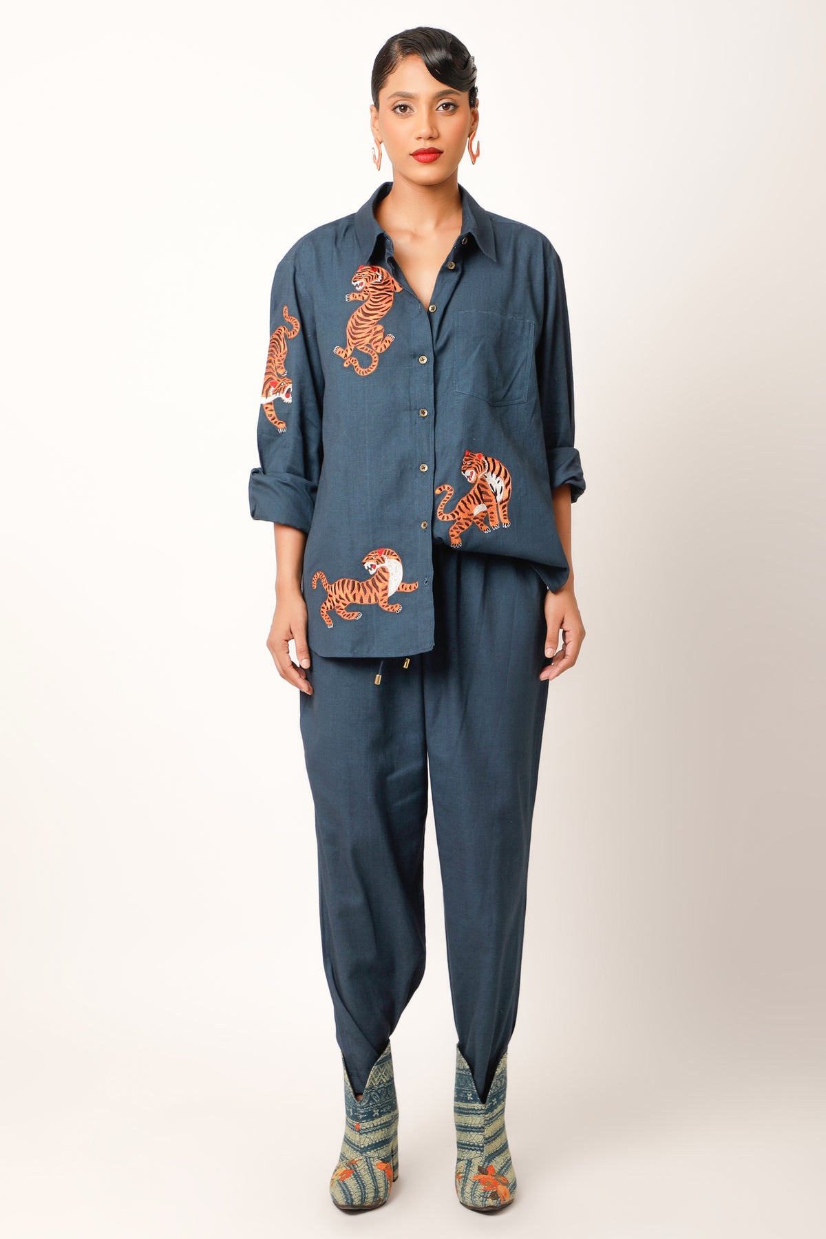 Tiger Midnight Blue Co-ord Set