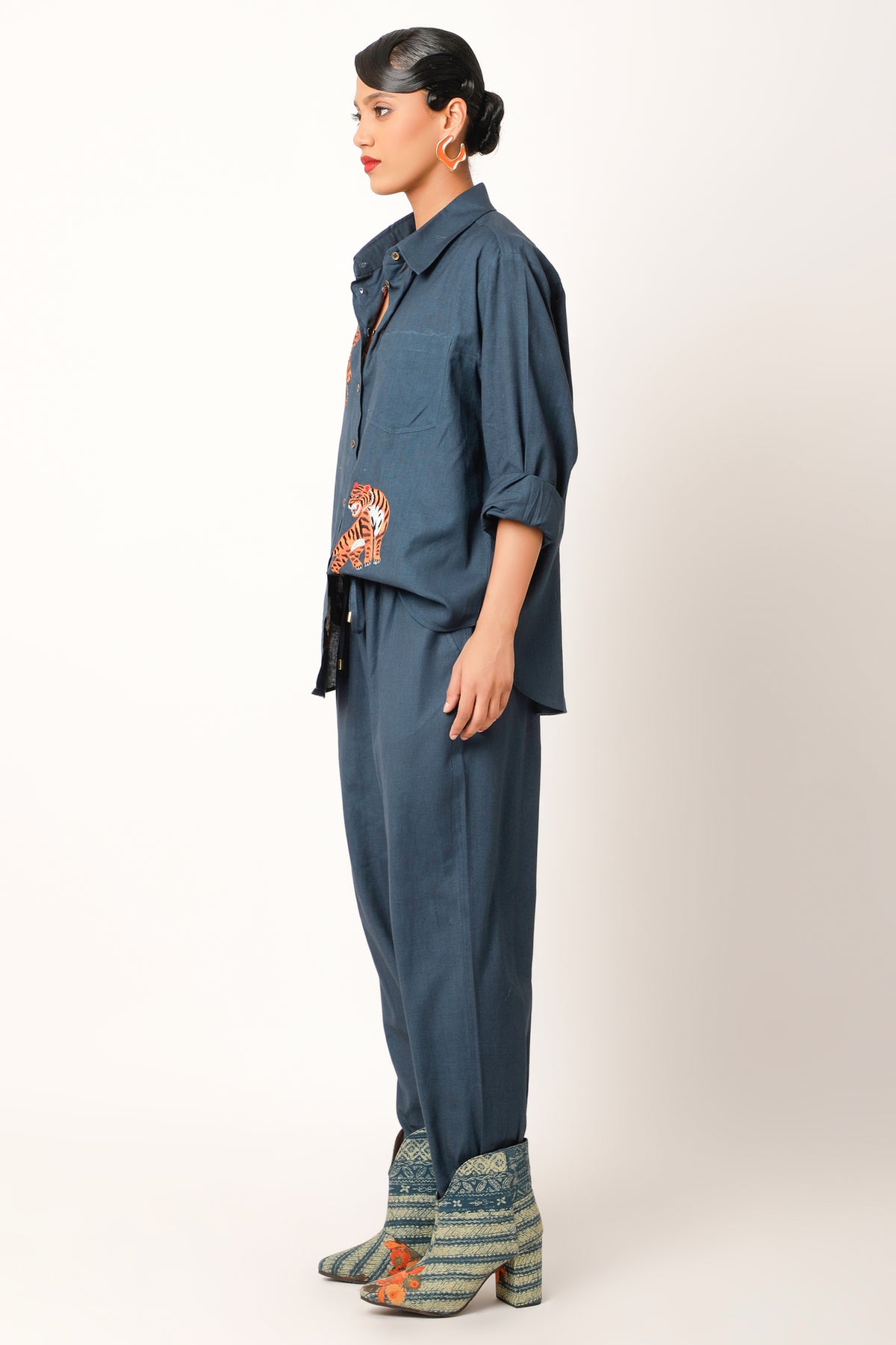 Tiger Midnight Blue Co-ord Set