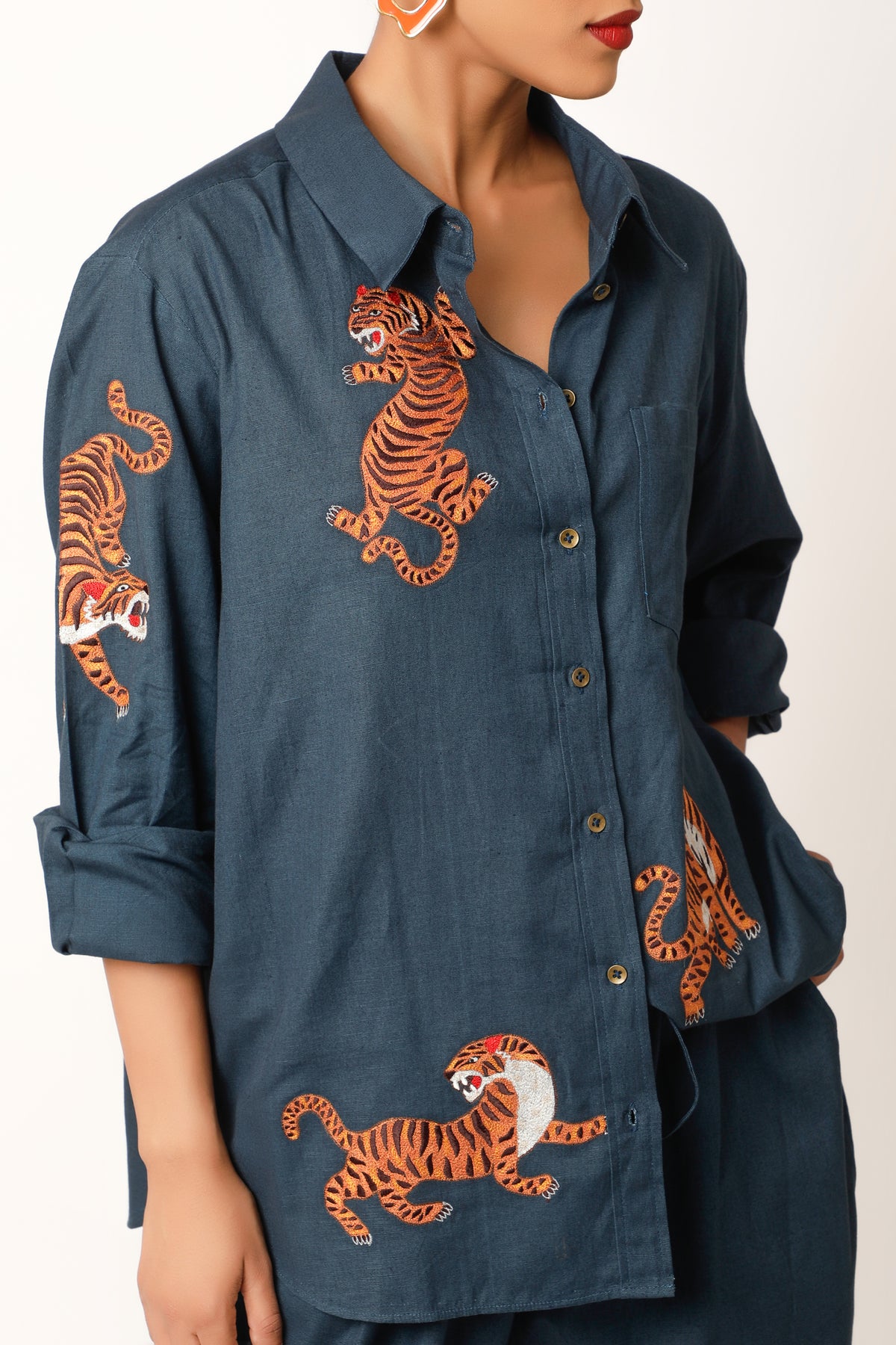 Tiger Midnight Blue Co-ord Set