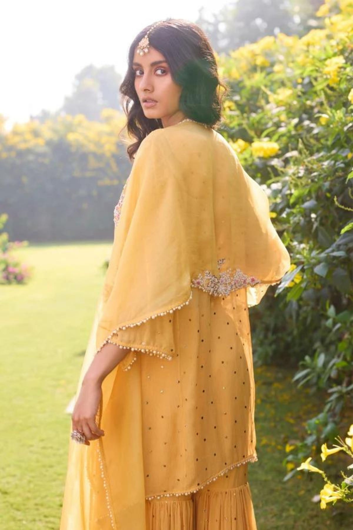 Alina Short Kurta And Sharara