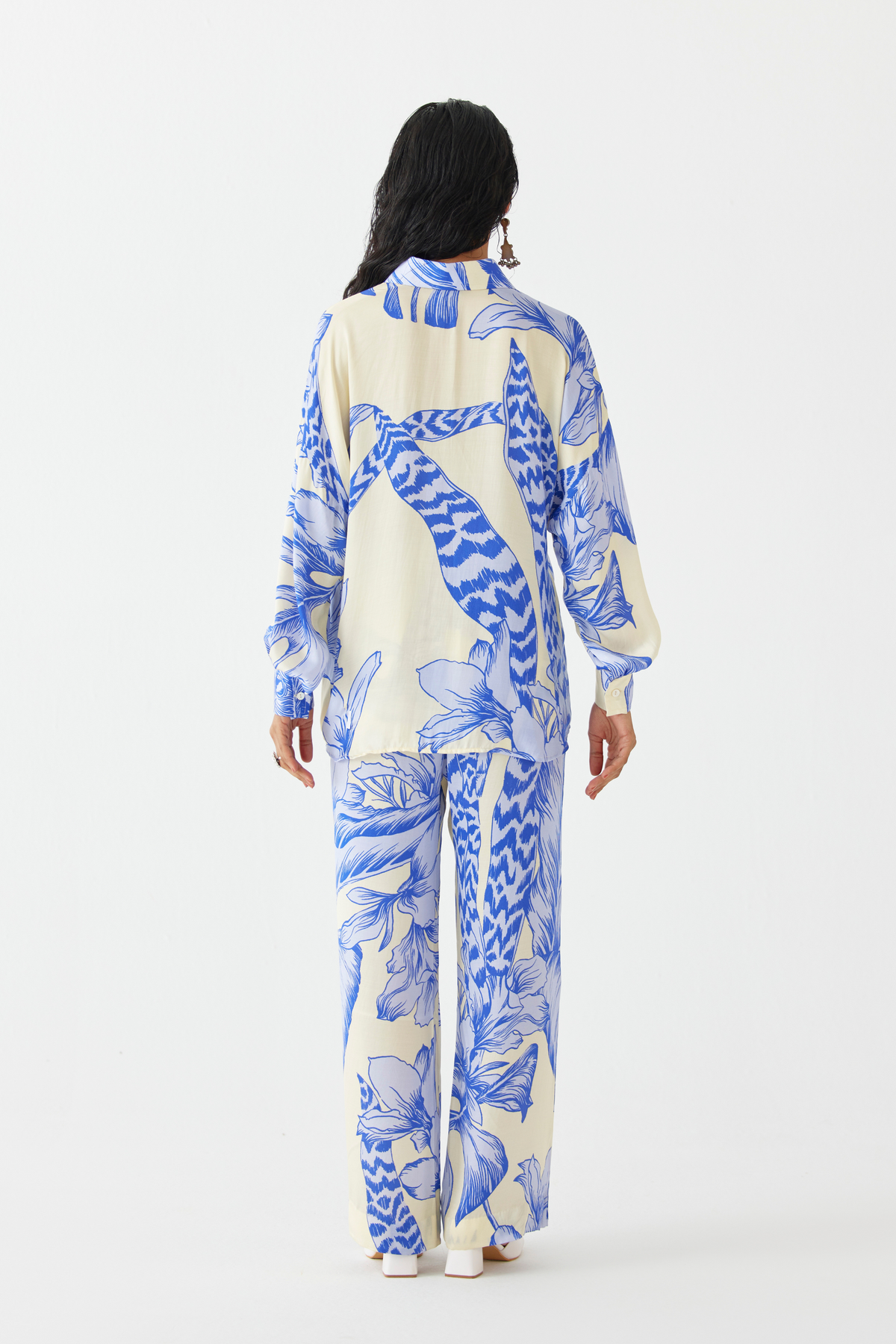 Blue  Aphrodite Shirt &amp; Trousers