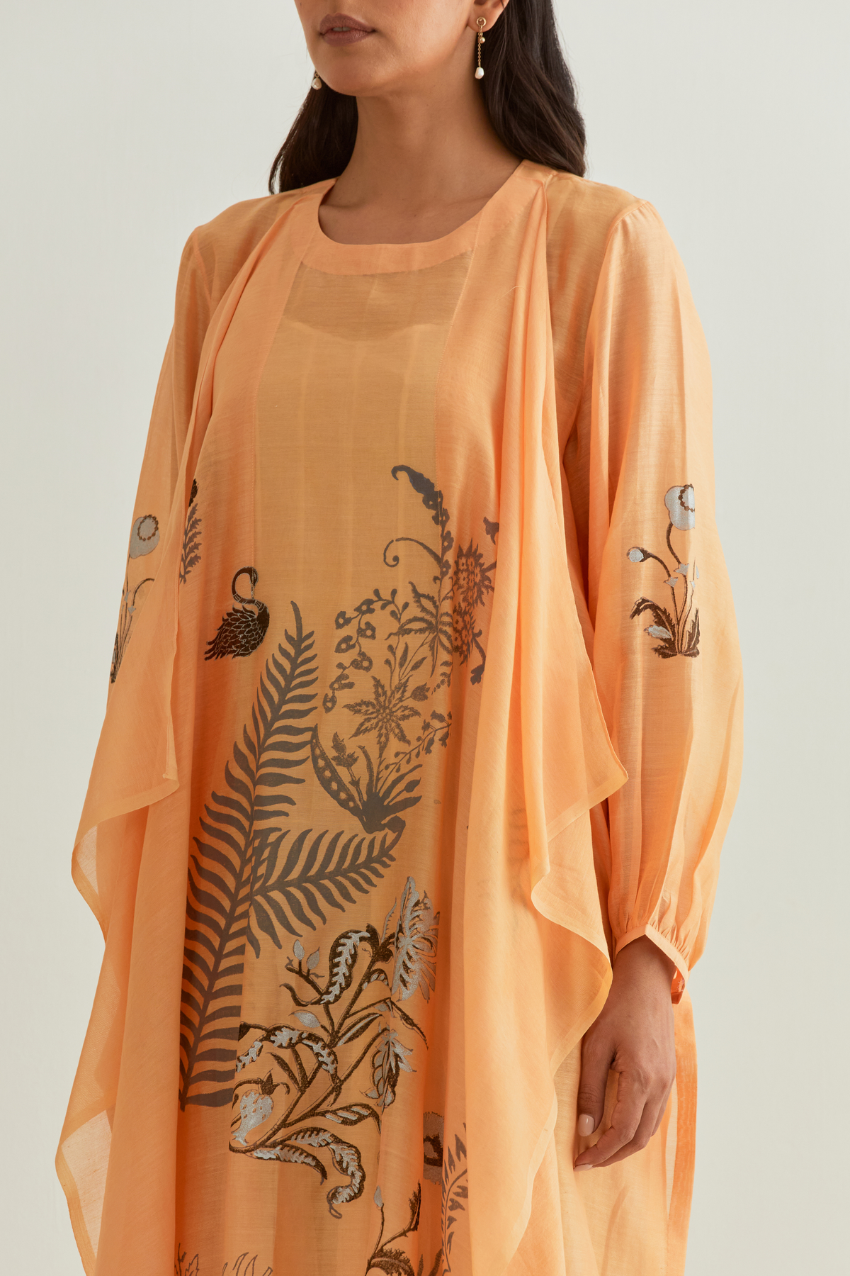 Orange Kurta Set