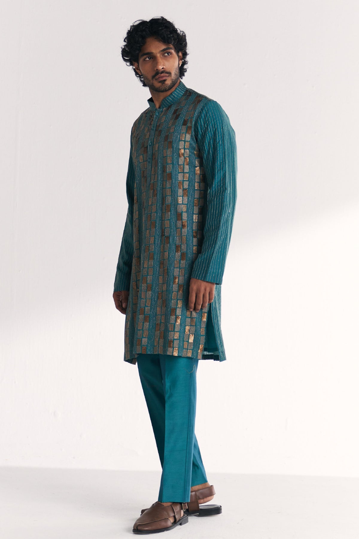 Neelesh Blue Kurta Set