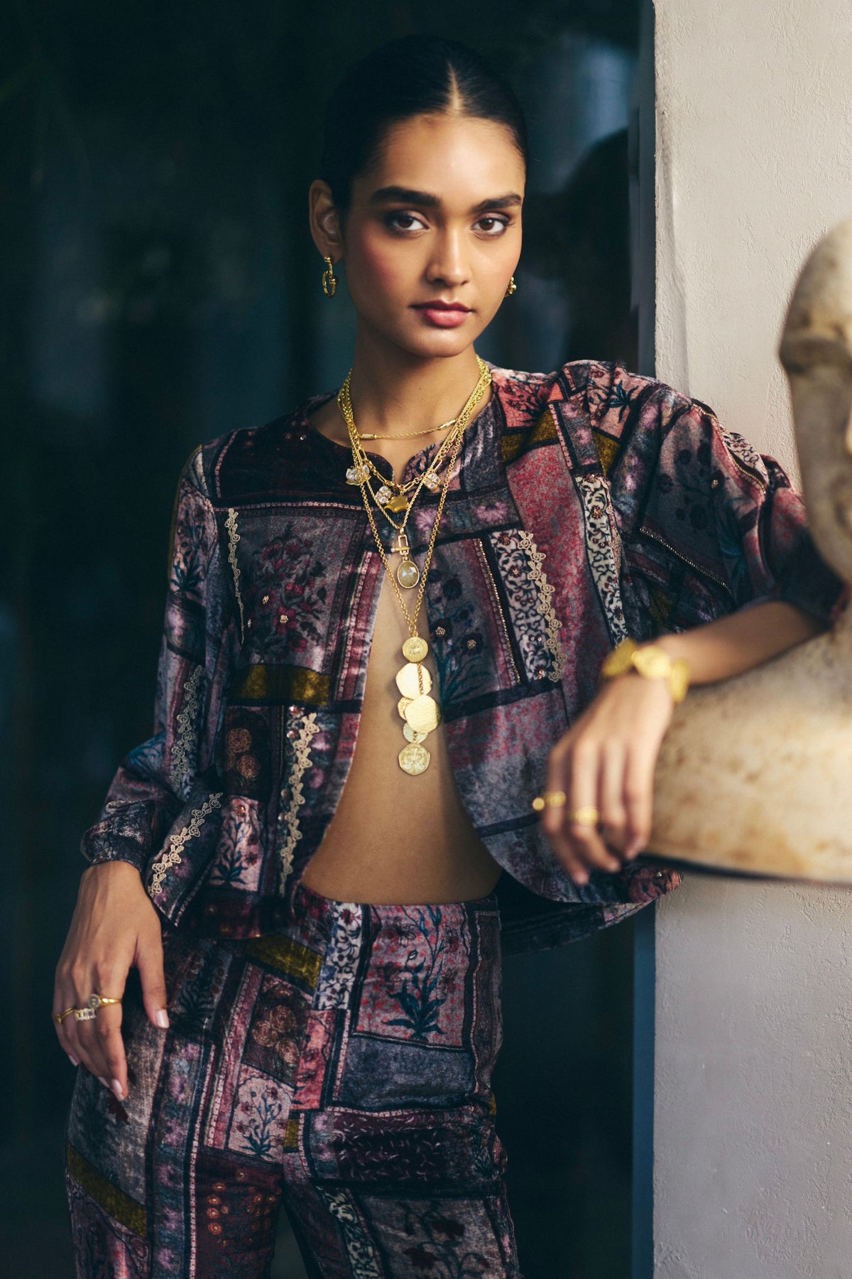 Zenia Velvet Jacket Multi