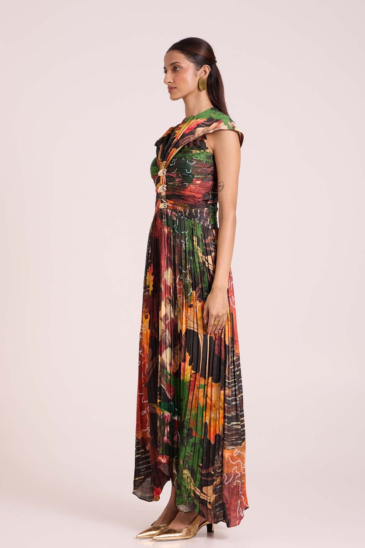Demeter Pleated Dress