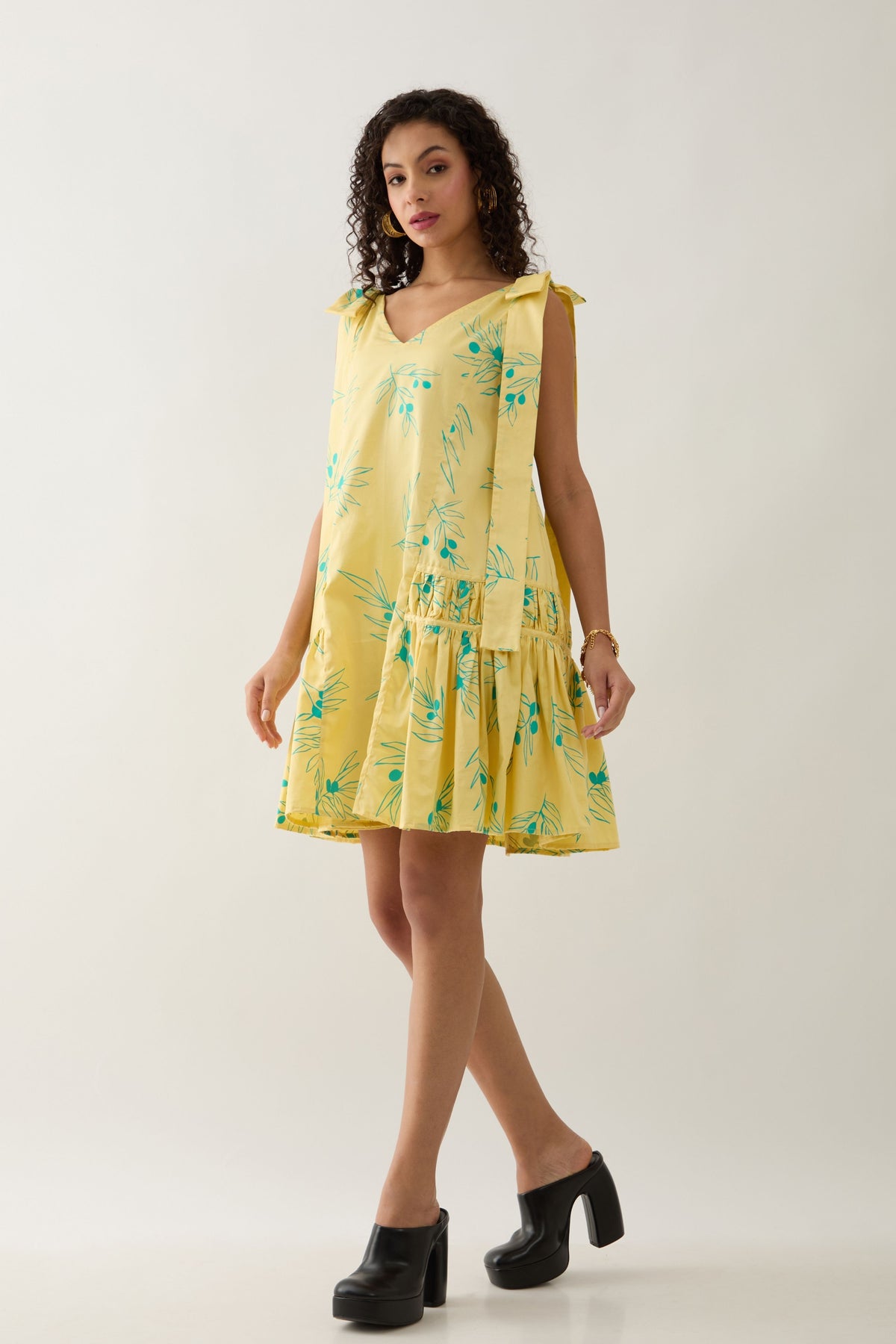 Lemon Nubra Dress