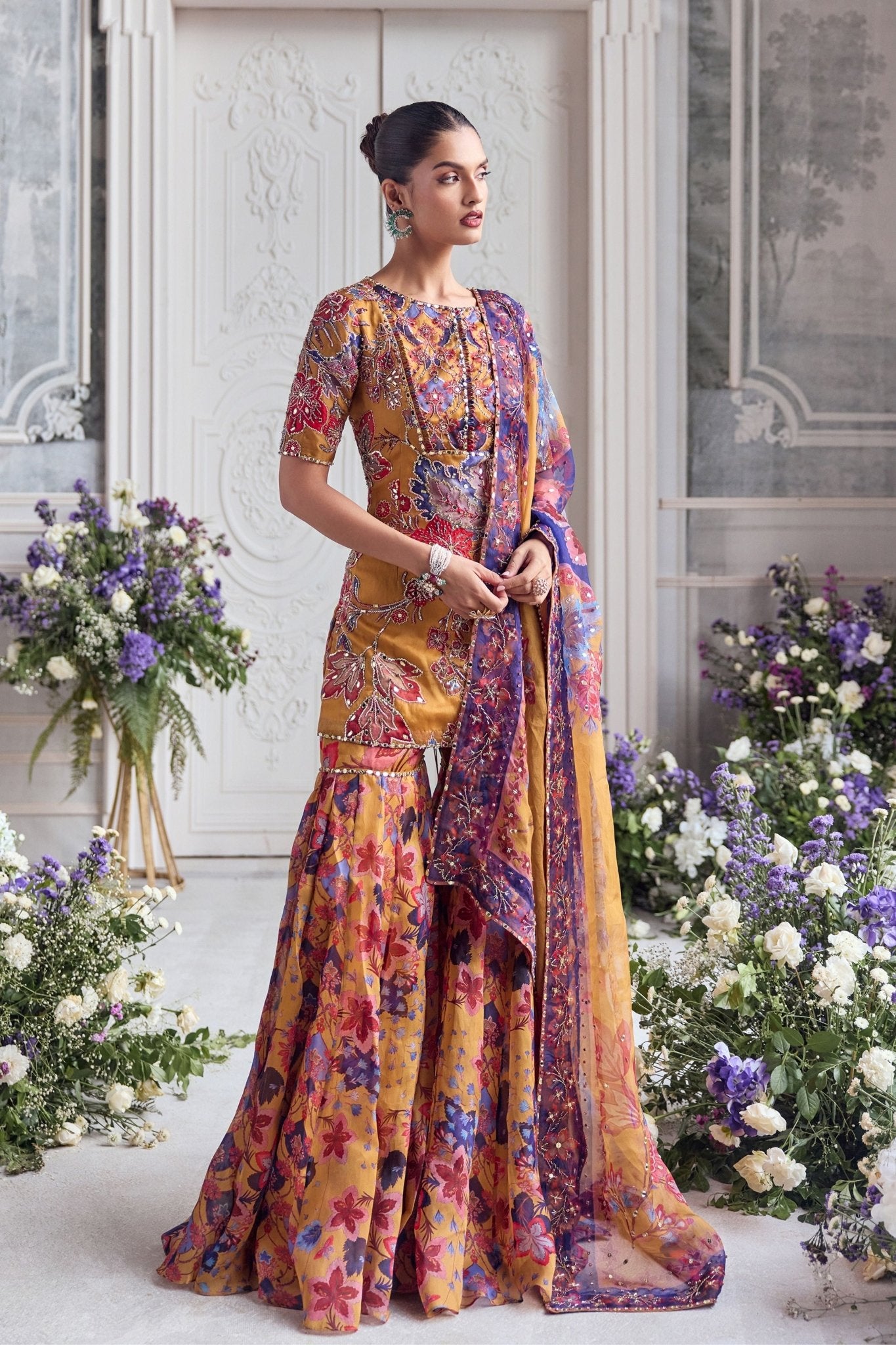 Raesha Sharara Set - Mahima Mahajan - Elahe