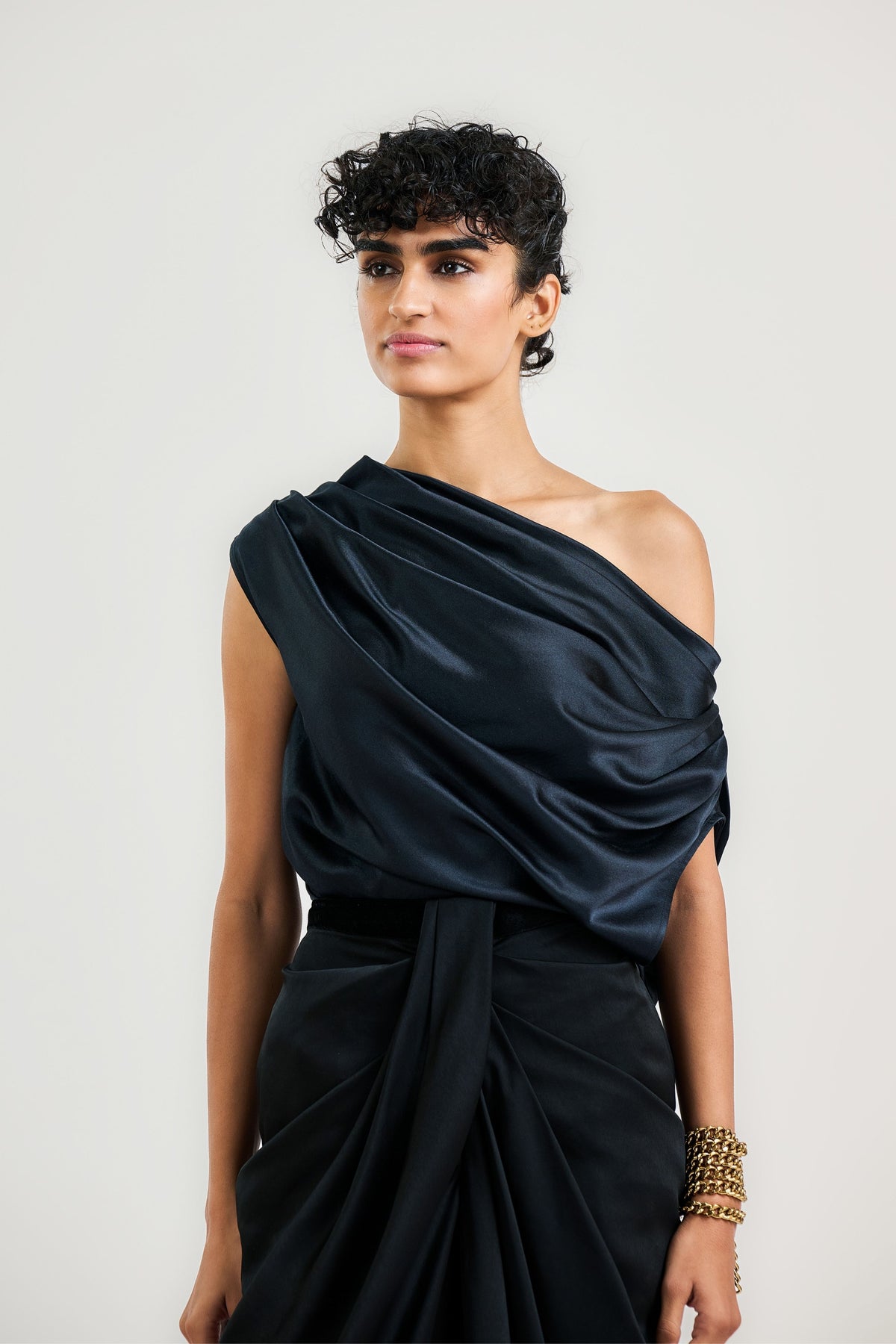 The One Shoulder Evening Top