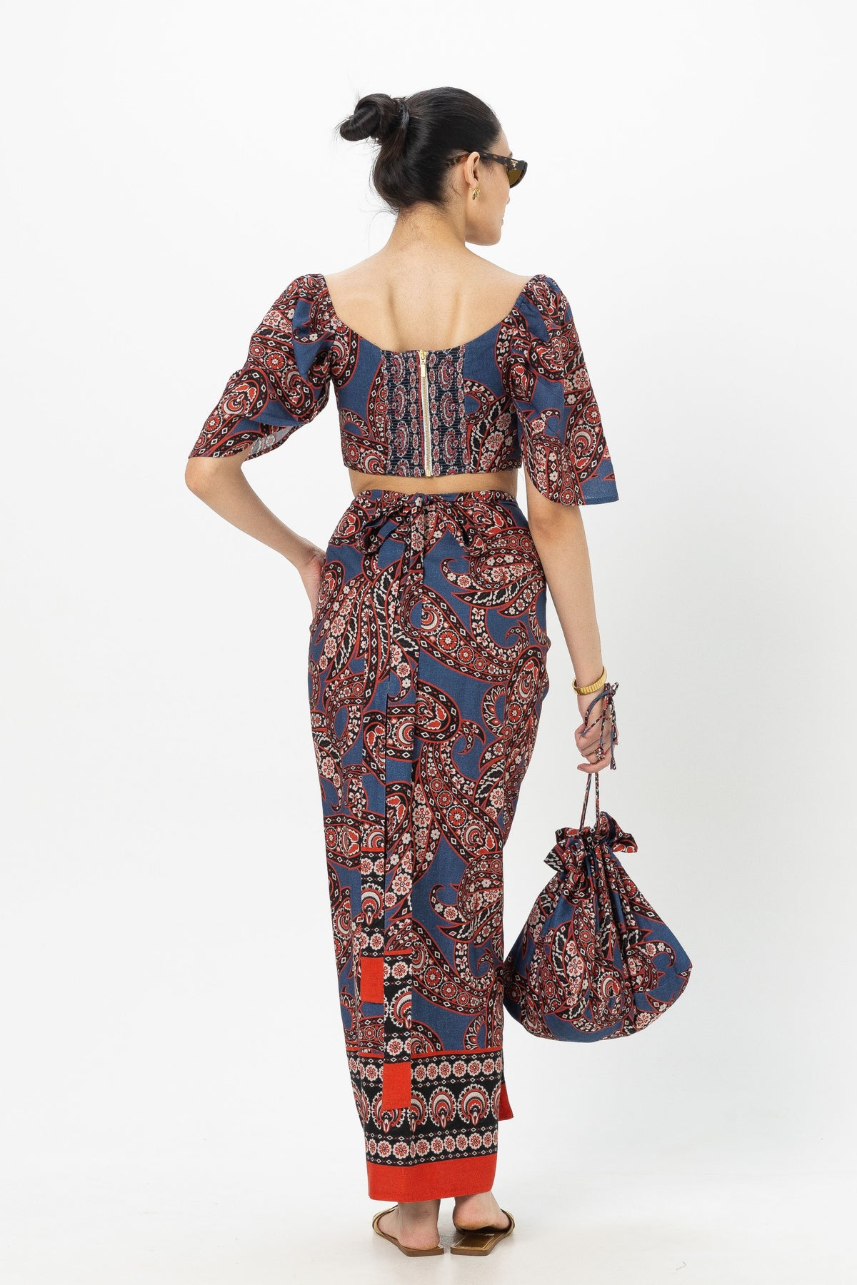 Deniz Tulip Skirt Set