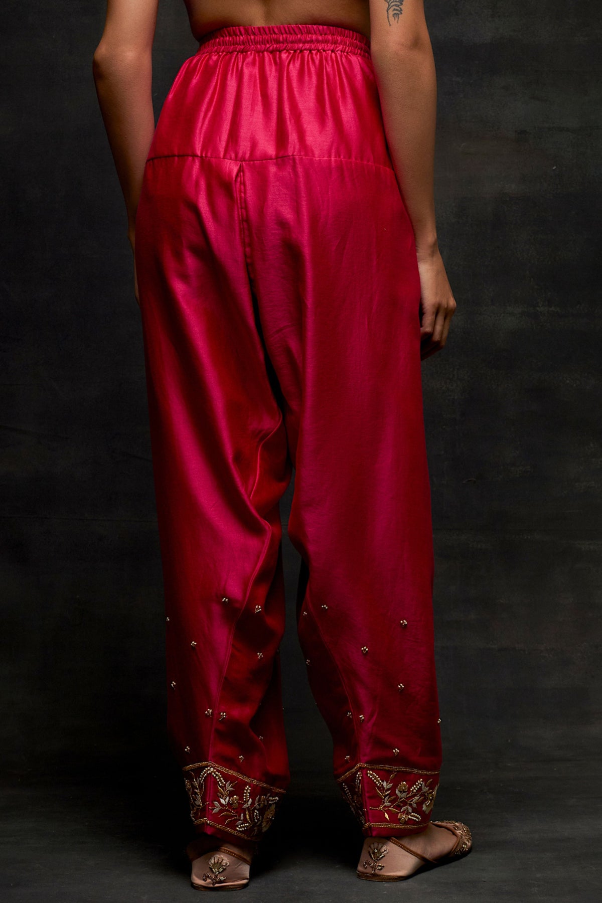 Pink Short Kurta Set