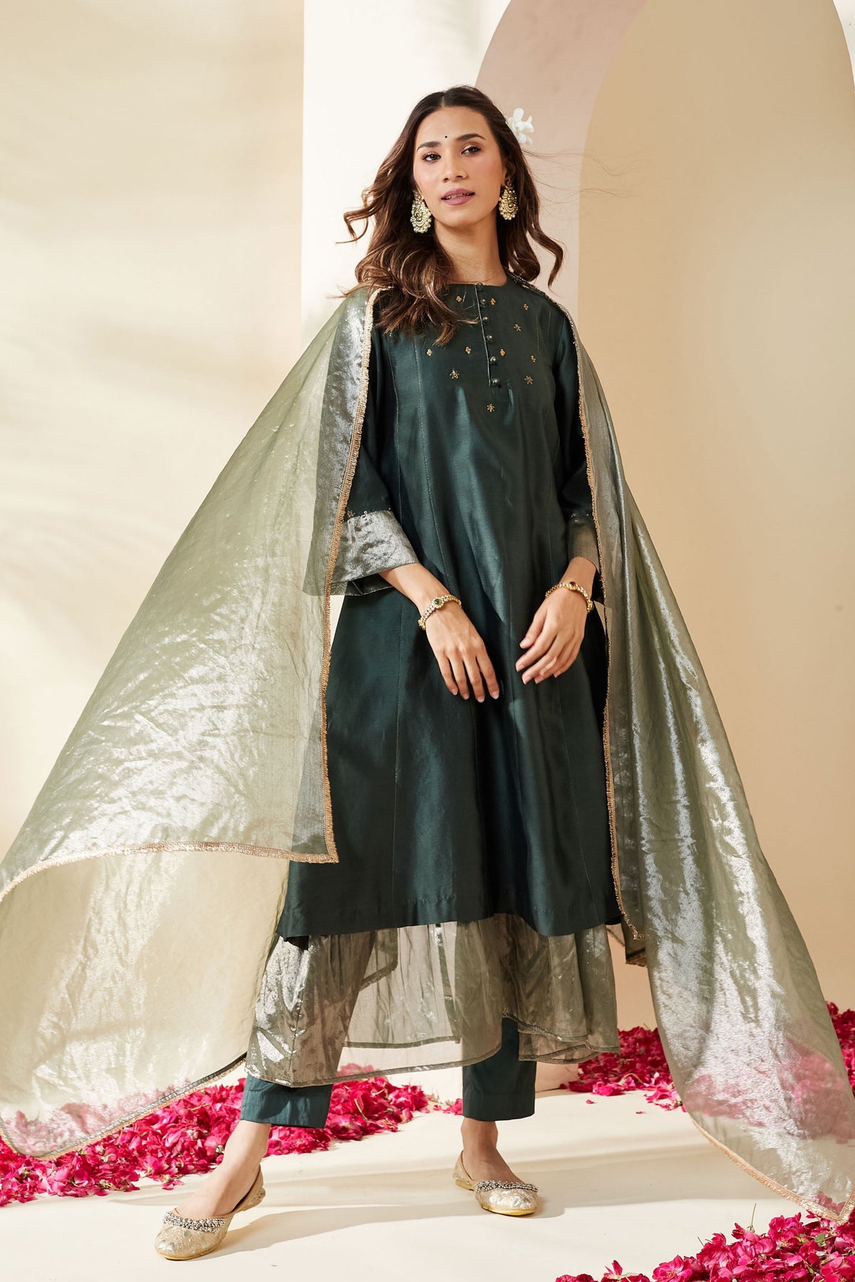 Royal Green Nazneen Kurta Set