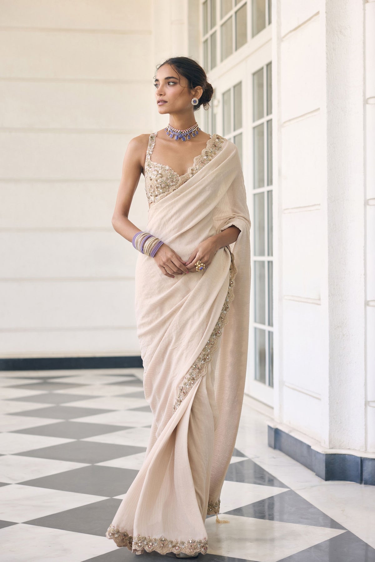 Garbera Saree Set
