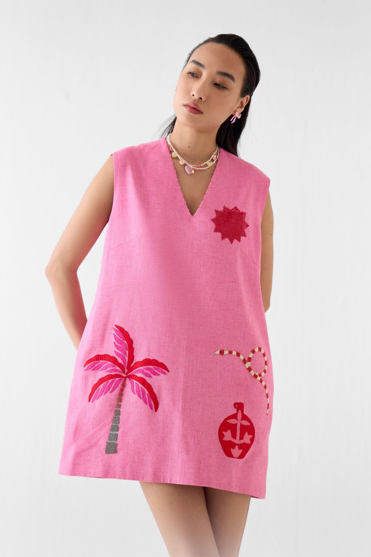 Pink City Short Dress