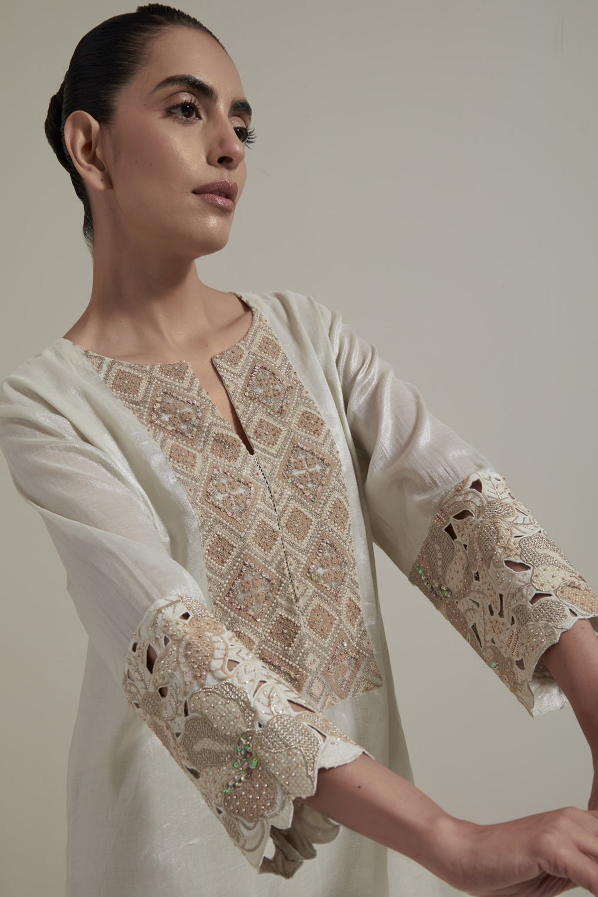 Ivory Kurta Set