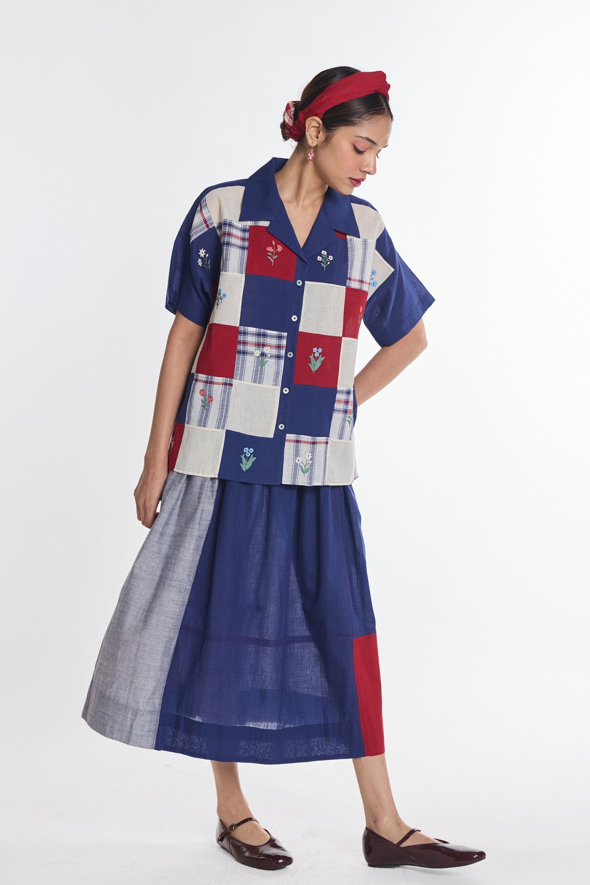 Bluebell Patchwork Shirt