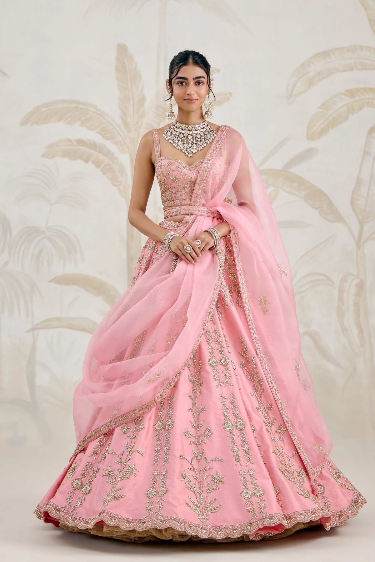 Rose Pink Lehenga Set