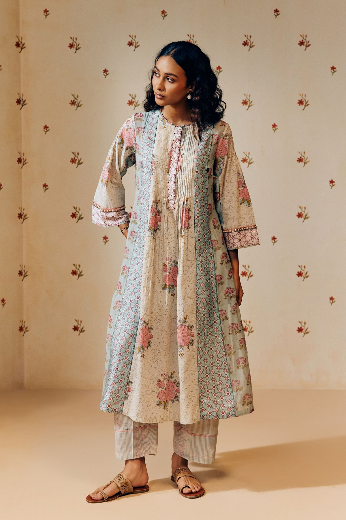 Block Printed Kurta Set