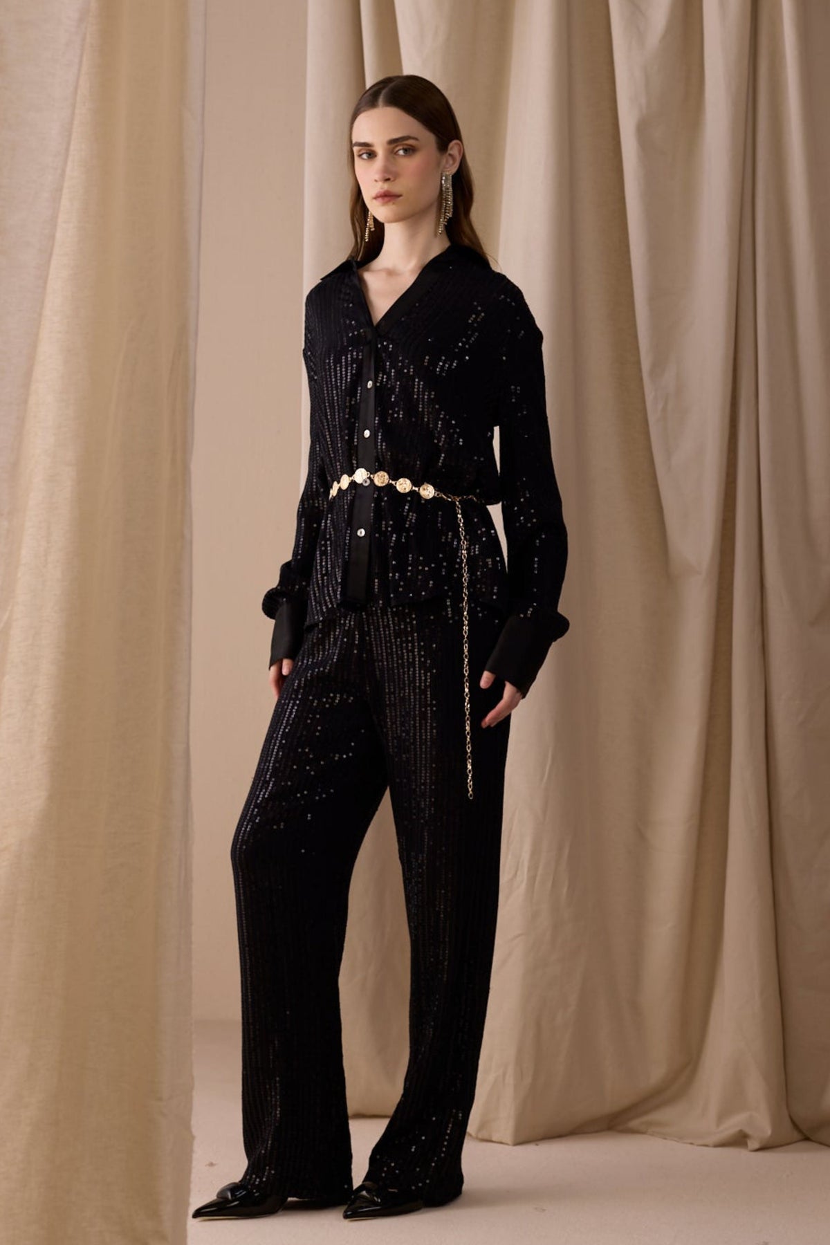 Black Glam Trouser