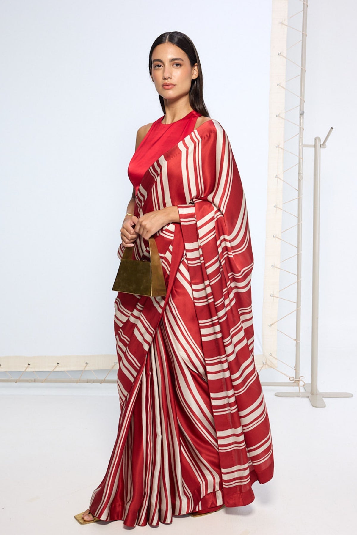 Silk Striped Saree
