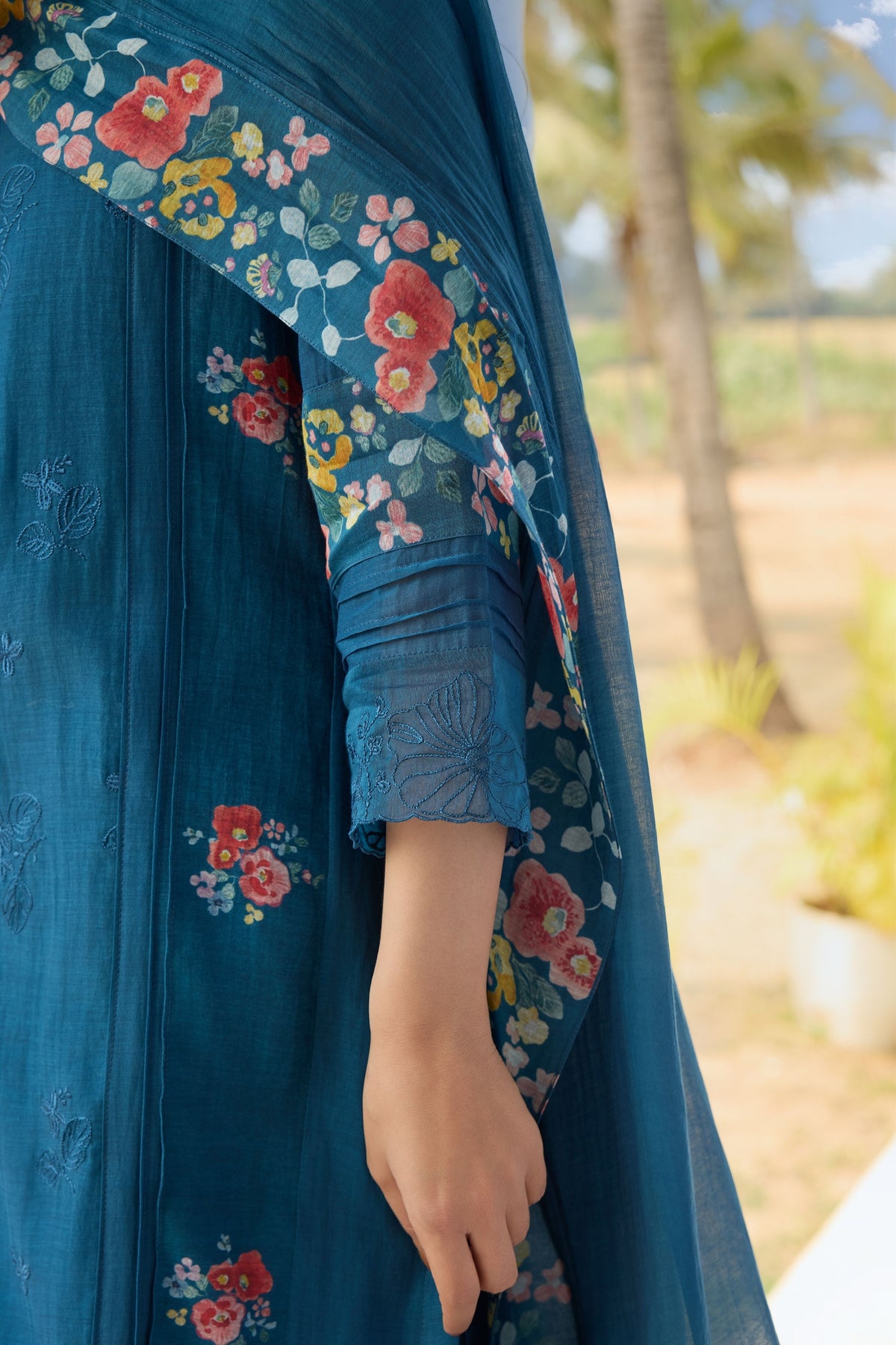Sapphire Embroidered Kurta Set