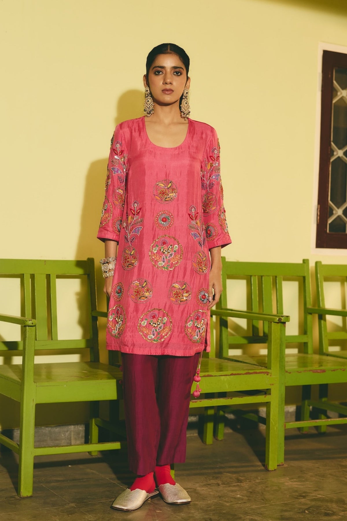 Rangtara Jamuni Kurta and Pants