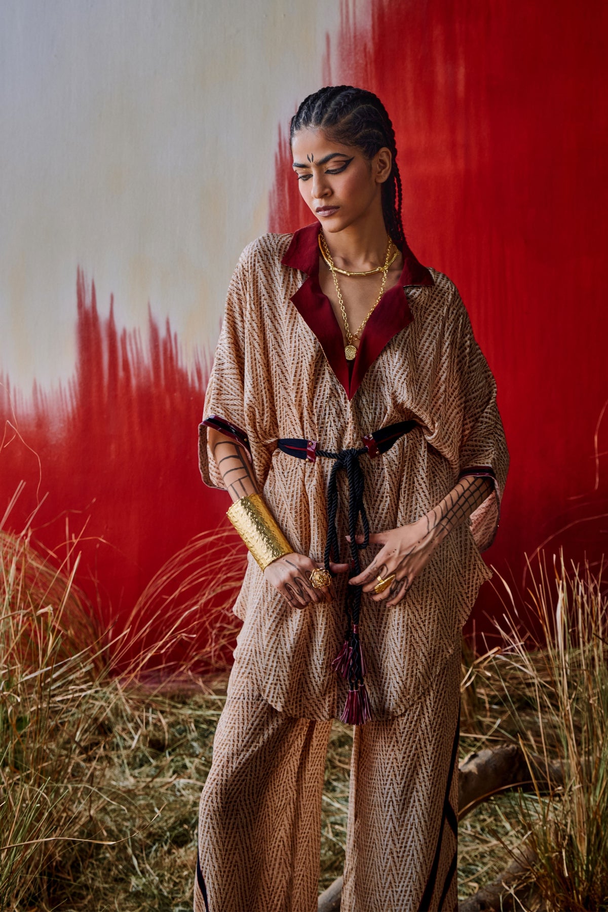 Eve Shawl Collar Co-ord Set