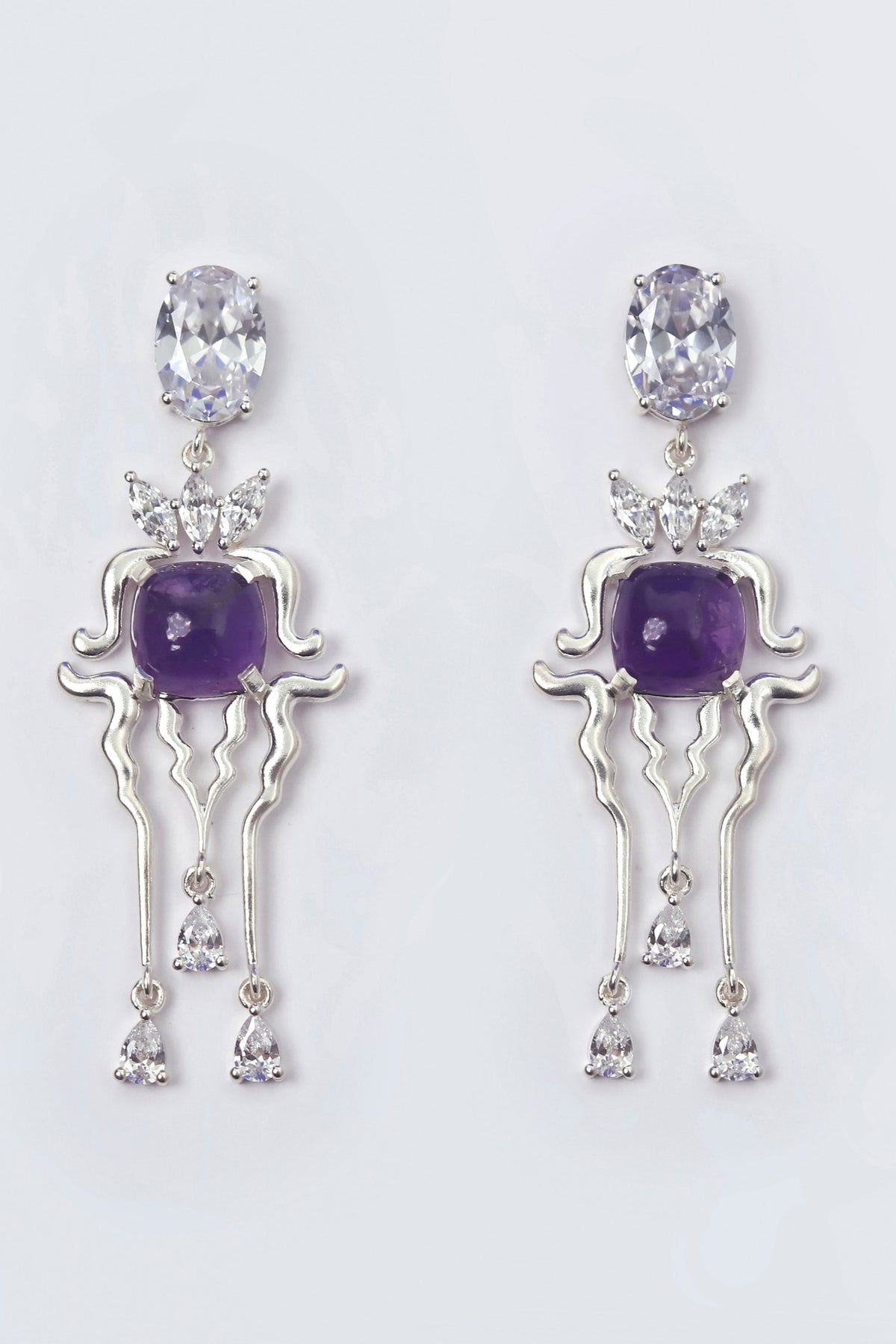 Amethyst La Nuit Earrings