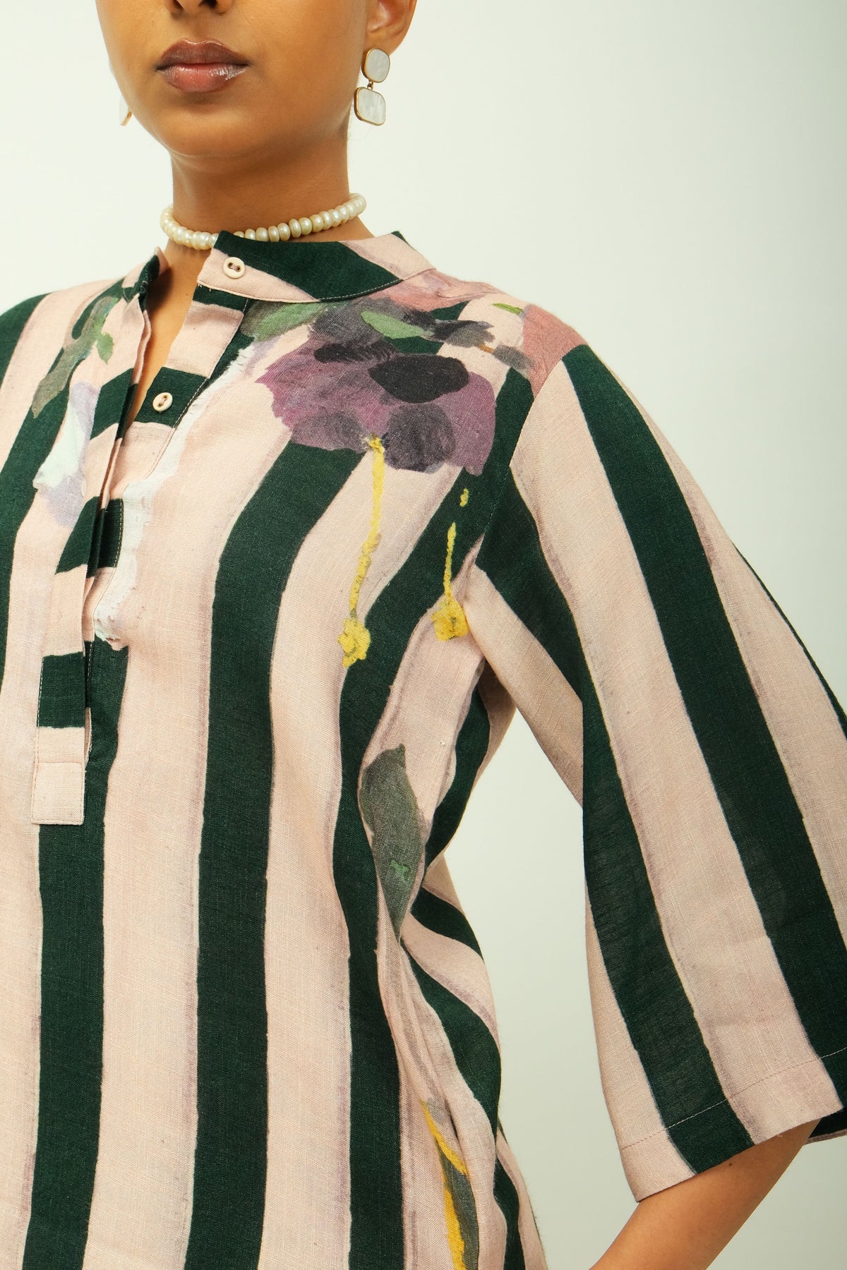 PG Stripes Tunic Set