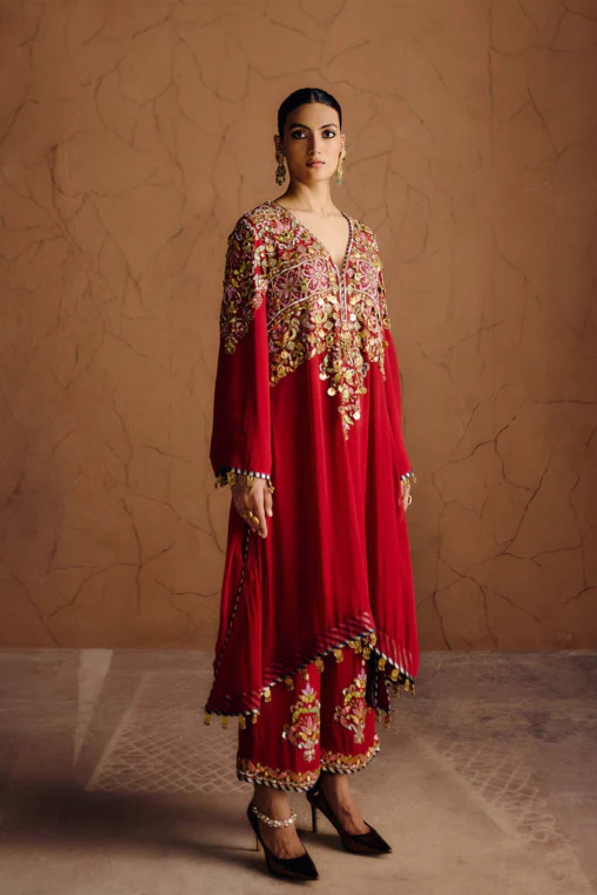 Surkhi Kurta Set