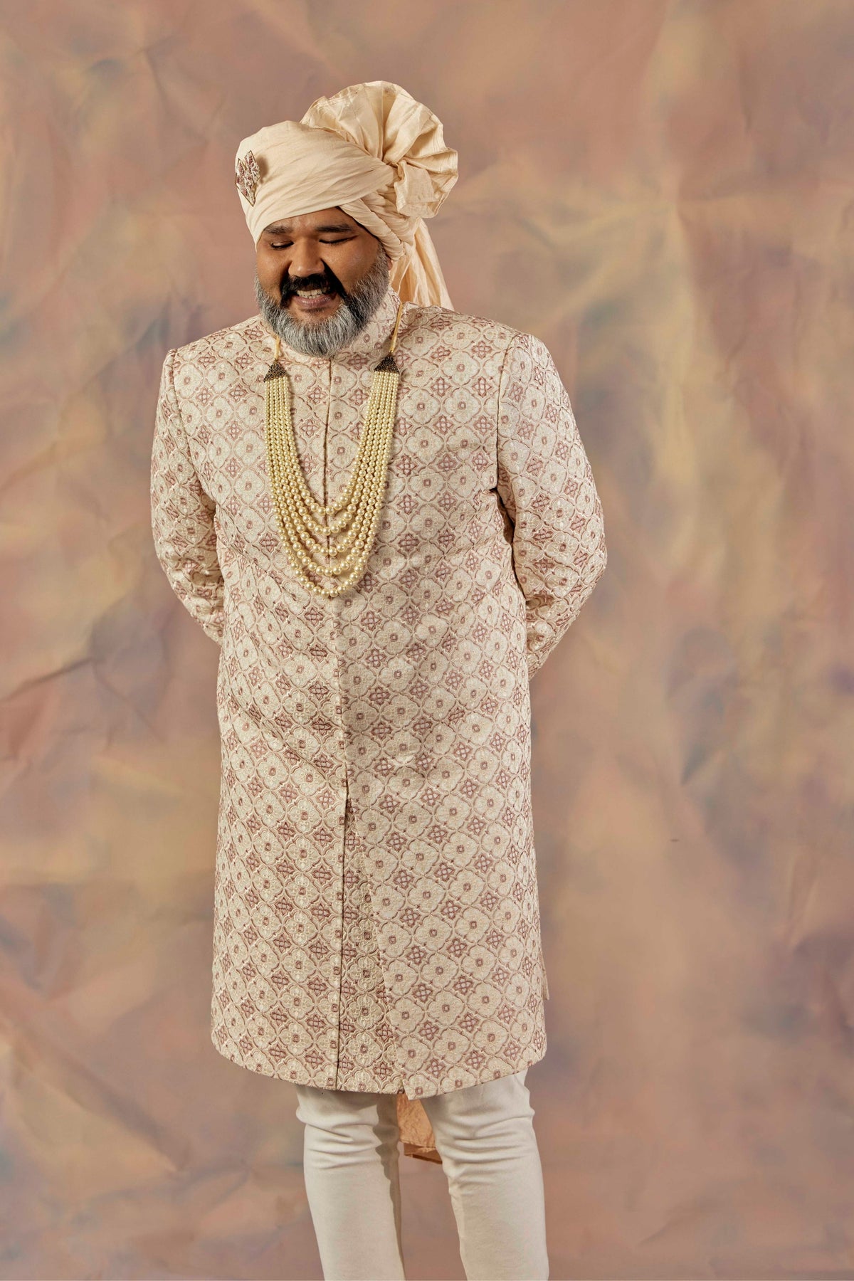 Jmc Block Sherwani Set