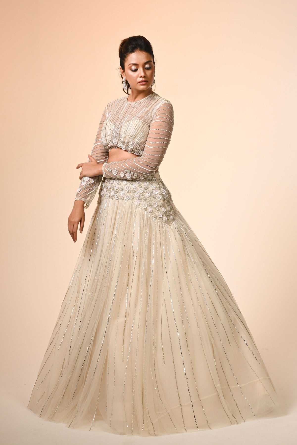 Floral Cascade Lehenga Set