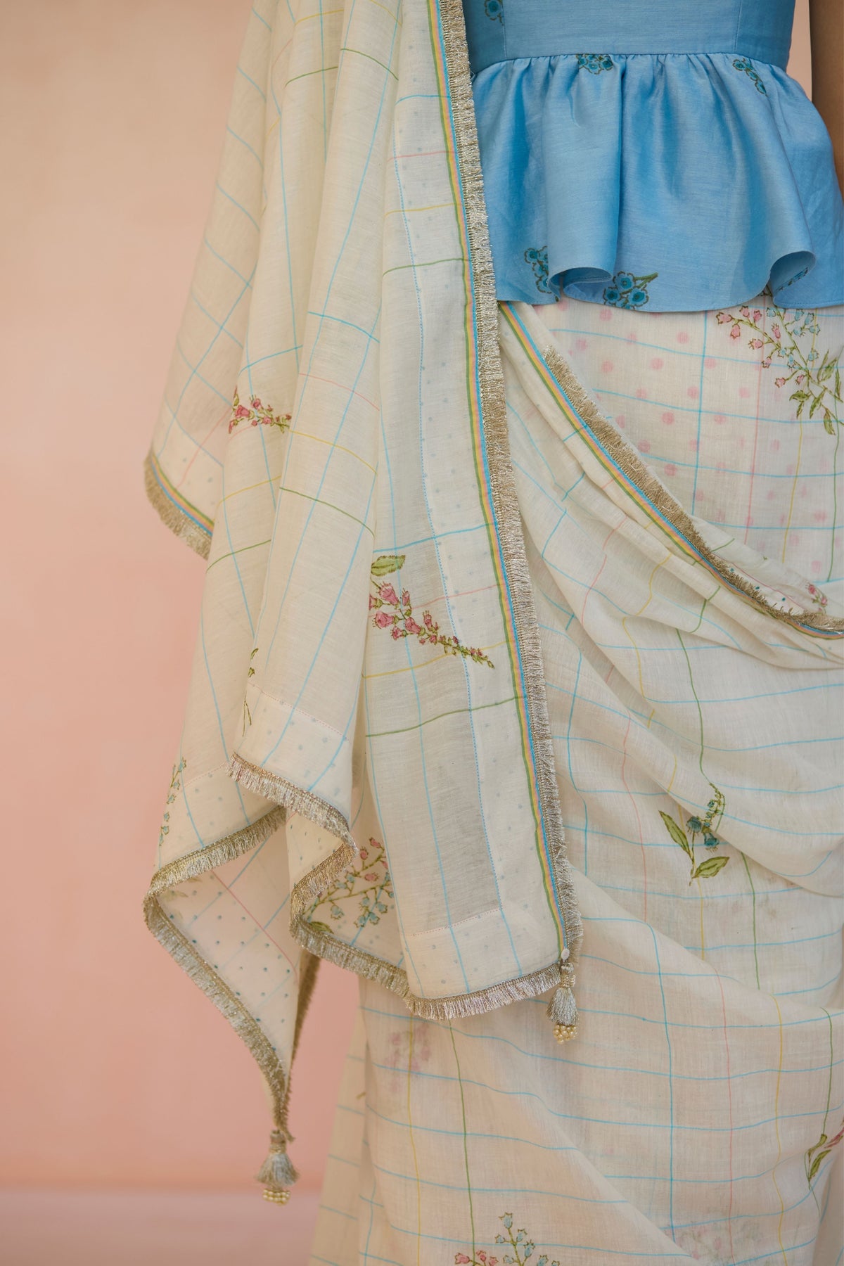 Foxglove Silk Saree