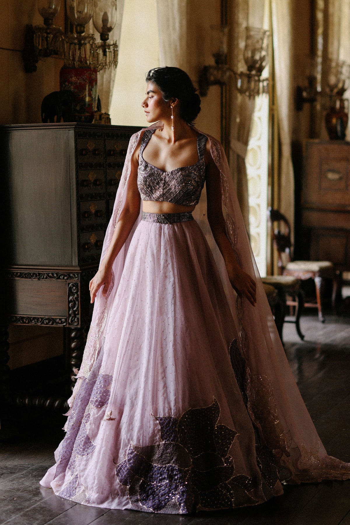 Rosa Patchwork Lehenga Set