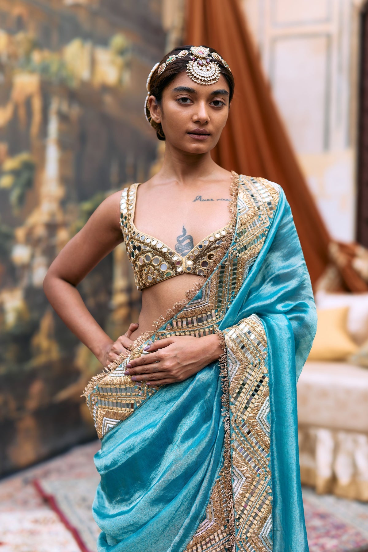 Neelima Saree Set