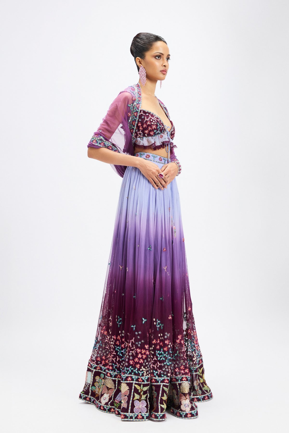 Ametrine Lehenga Set