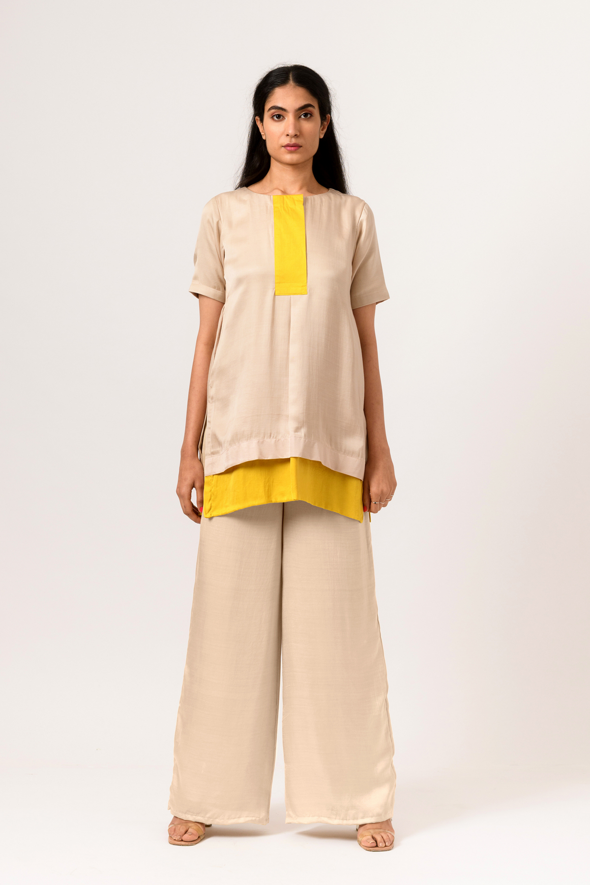 Ecru yellow top