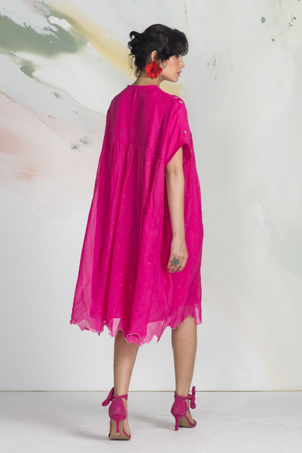 Ditsy Lichen Dress