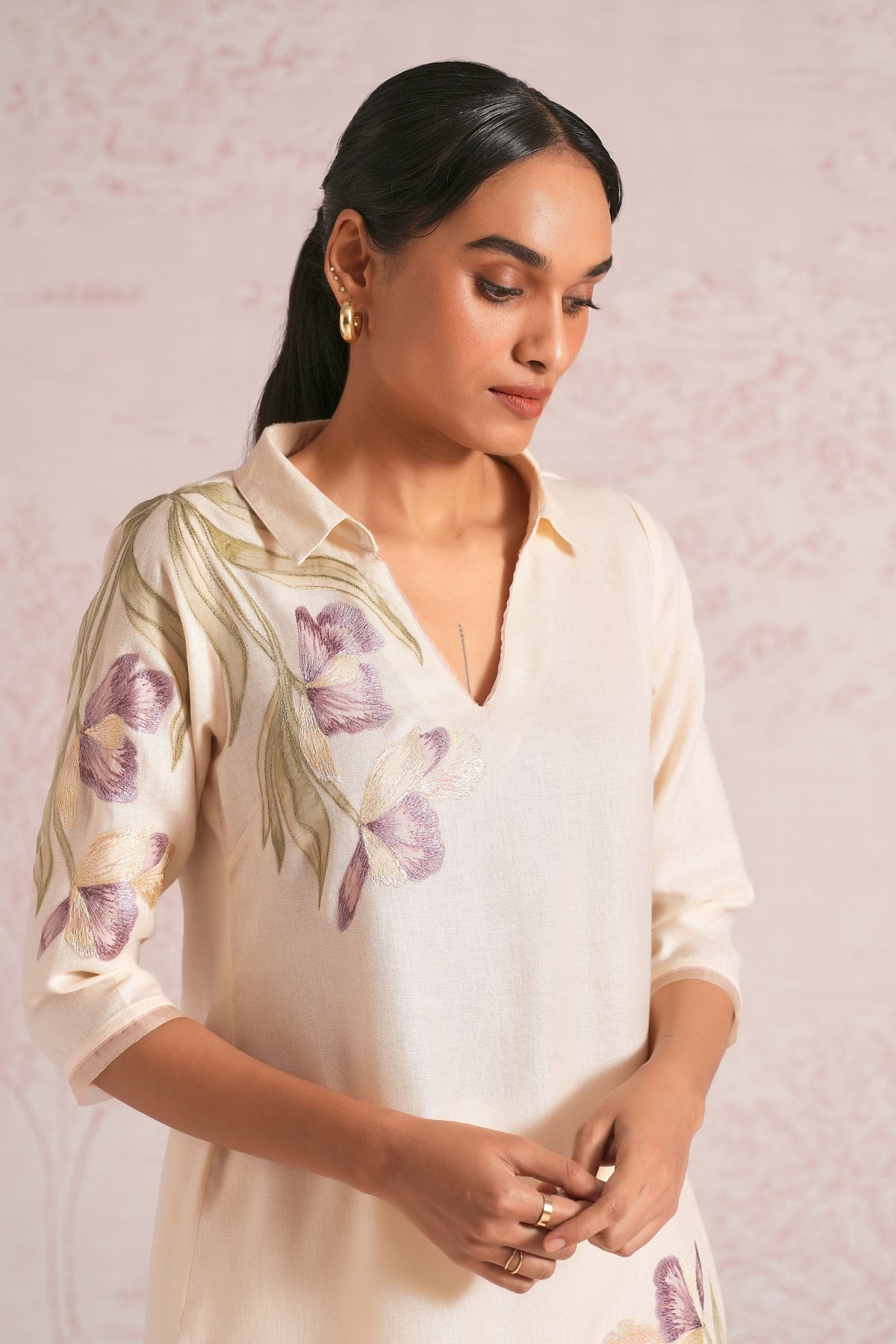 Painted Parchment Kurta Set