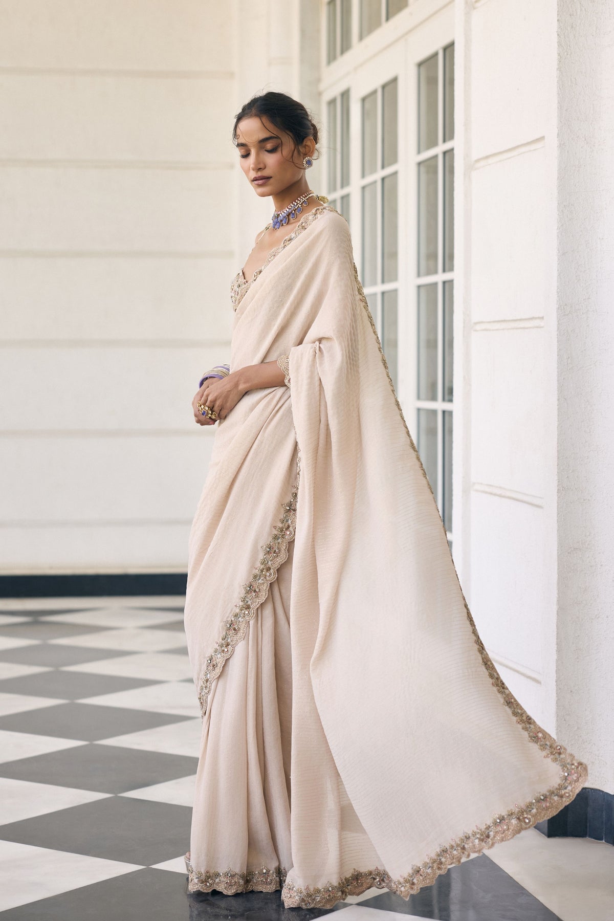 Garbera Saree Set
