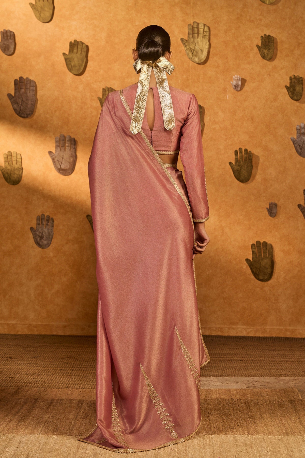 Mauve Moon Garden Saree